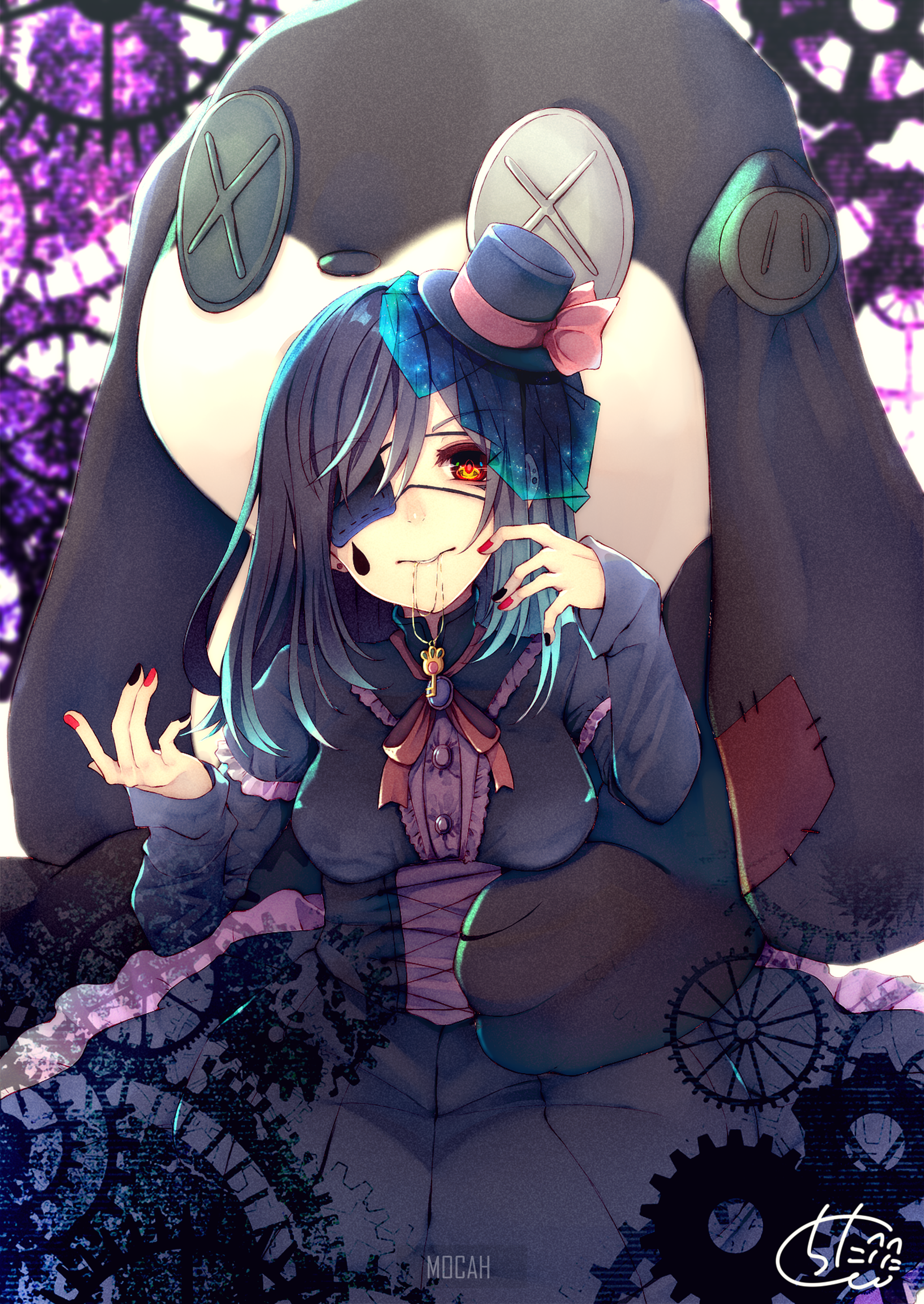 anime girl, anime, gothic lolita wallpaper download, 2126x3000 Gallery HD Wallpaper