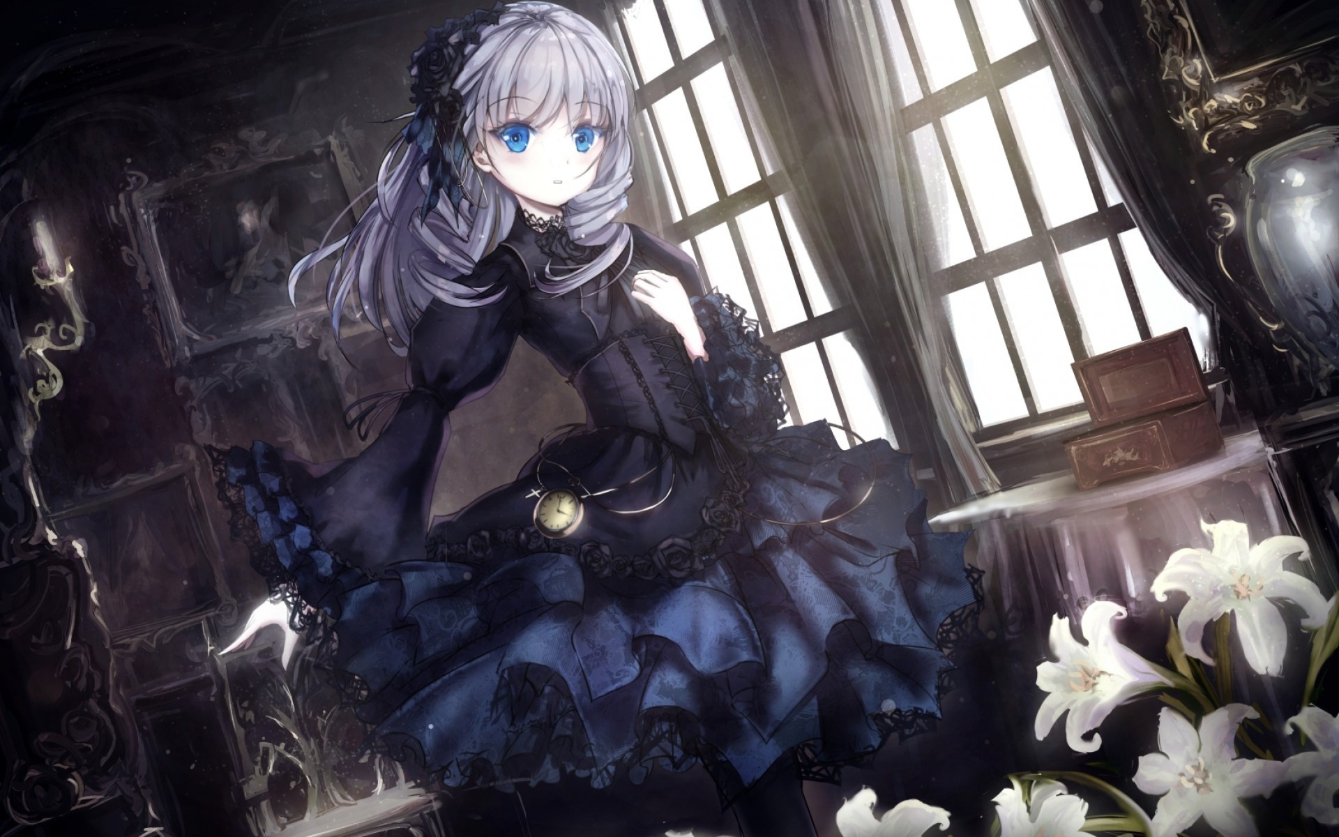 Anime Gothic Girls Wallpaper