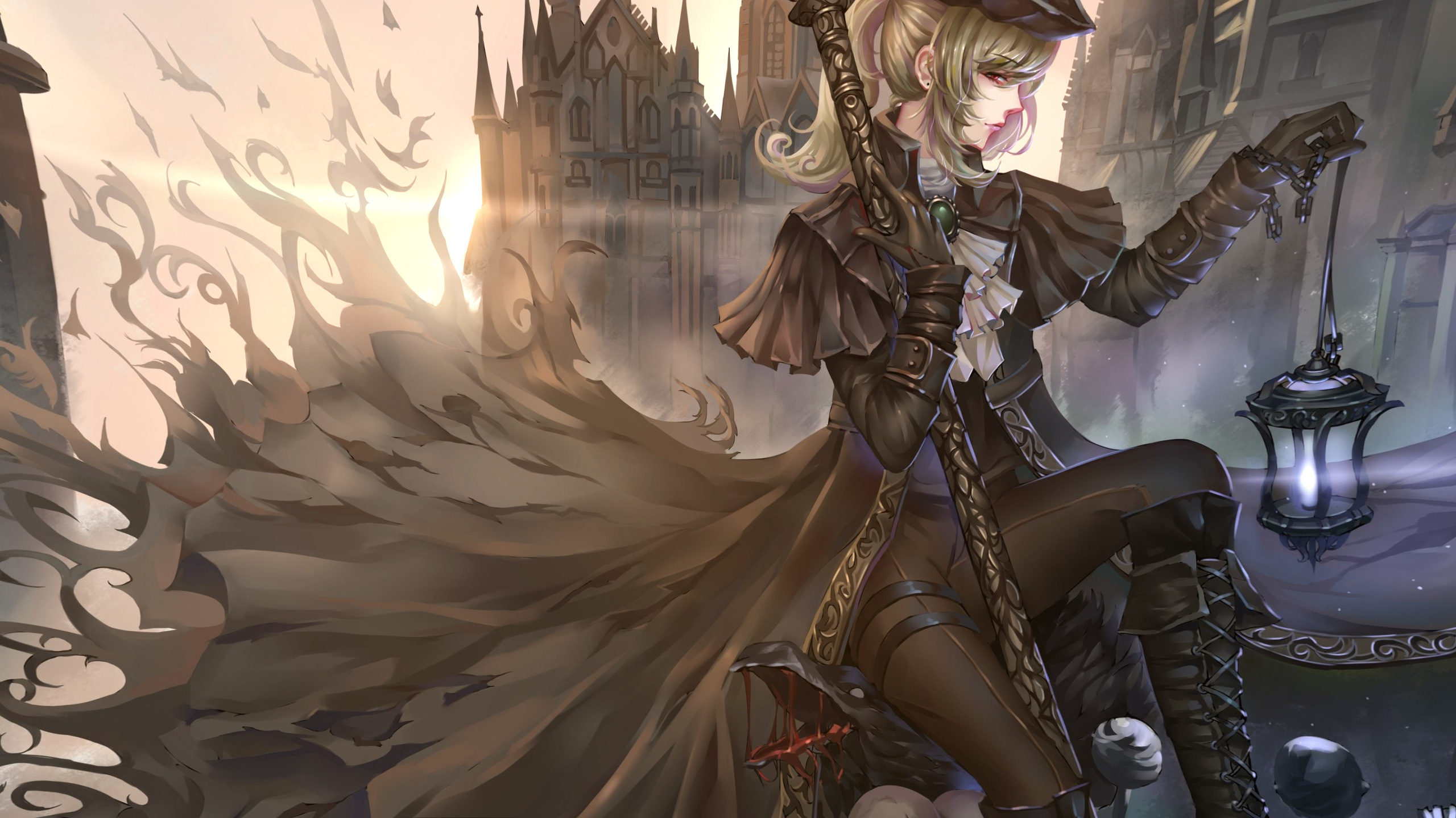 Wallpaper, anime girls, anime gothic 2560x1440