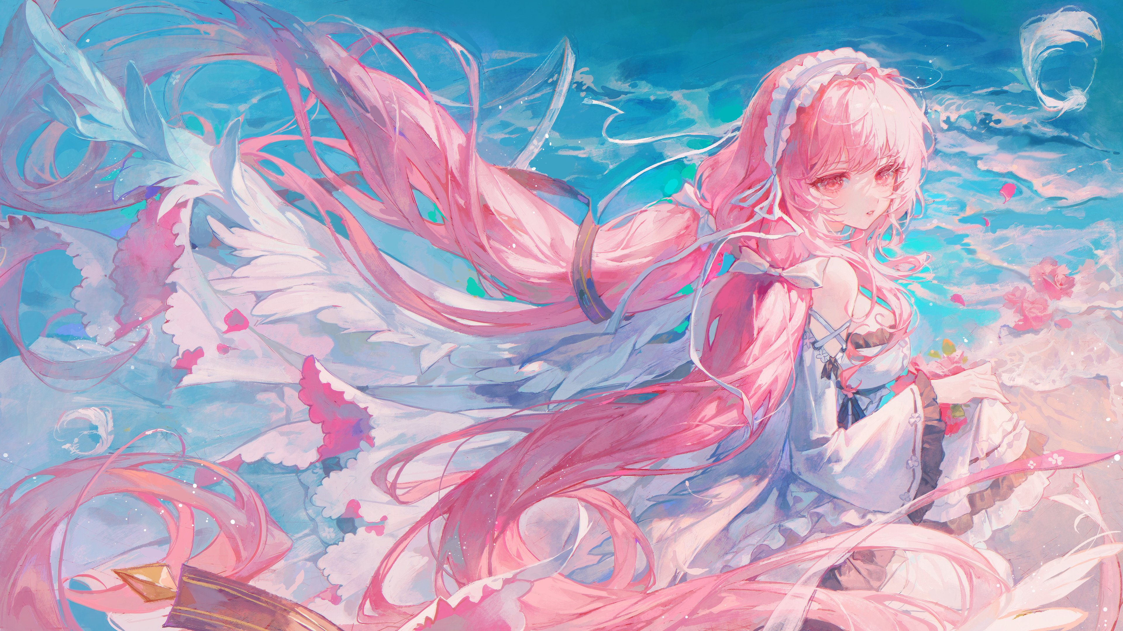 Cute Anime Pink Love posters & prints by Japanese & Anime - Printler-demhanvico.com.vn