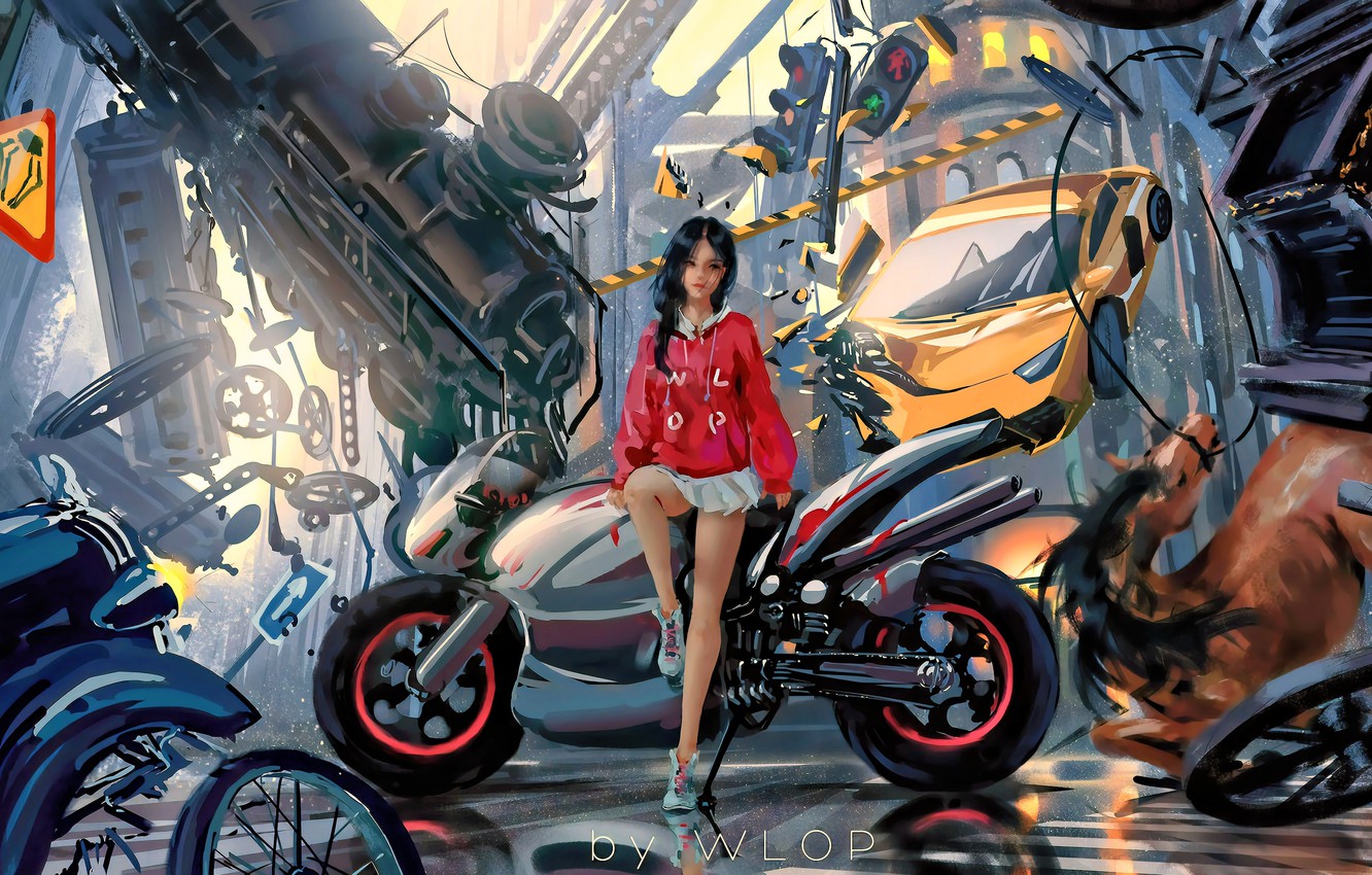 Free download Wallpaper car city girl fantasy game science fiction [1332x850] for your Desktop, Mobile & Tablet. Explore Cyberpunk Digital Art Wallpaper. Cyberpunk Wallpaper, Digital Art Background, Cyberpunk Wallpaper