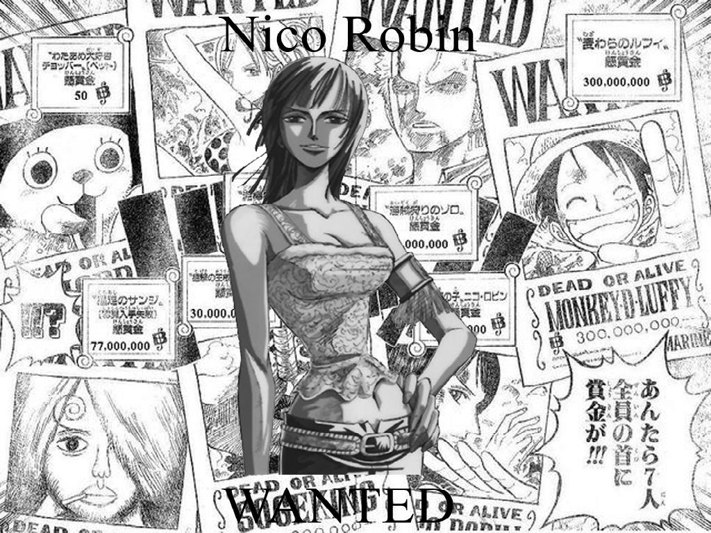 Free download Nico Robin Wanted Manga Wallpaper One Piece Anime Wallpaper [1024x768] for your Desktop, Mobile & Tablet. Explore One Piece Nico Robin Wallpaper. One Piece Wallpaper, One Piece