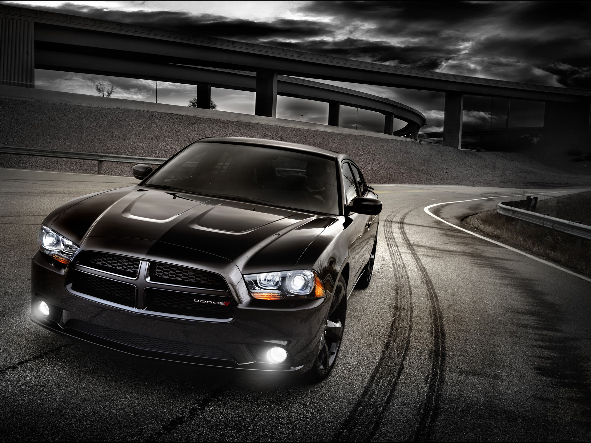 Black Dodge Charger Wallpaper 20203