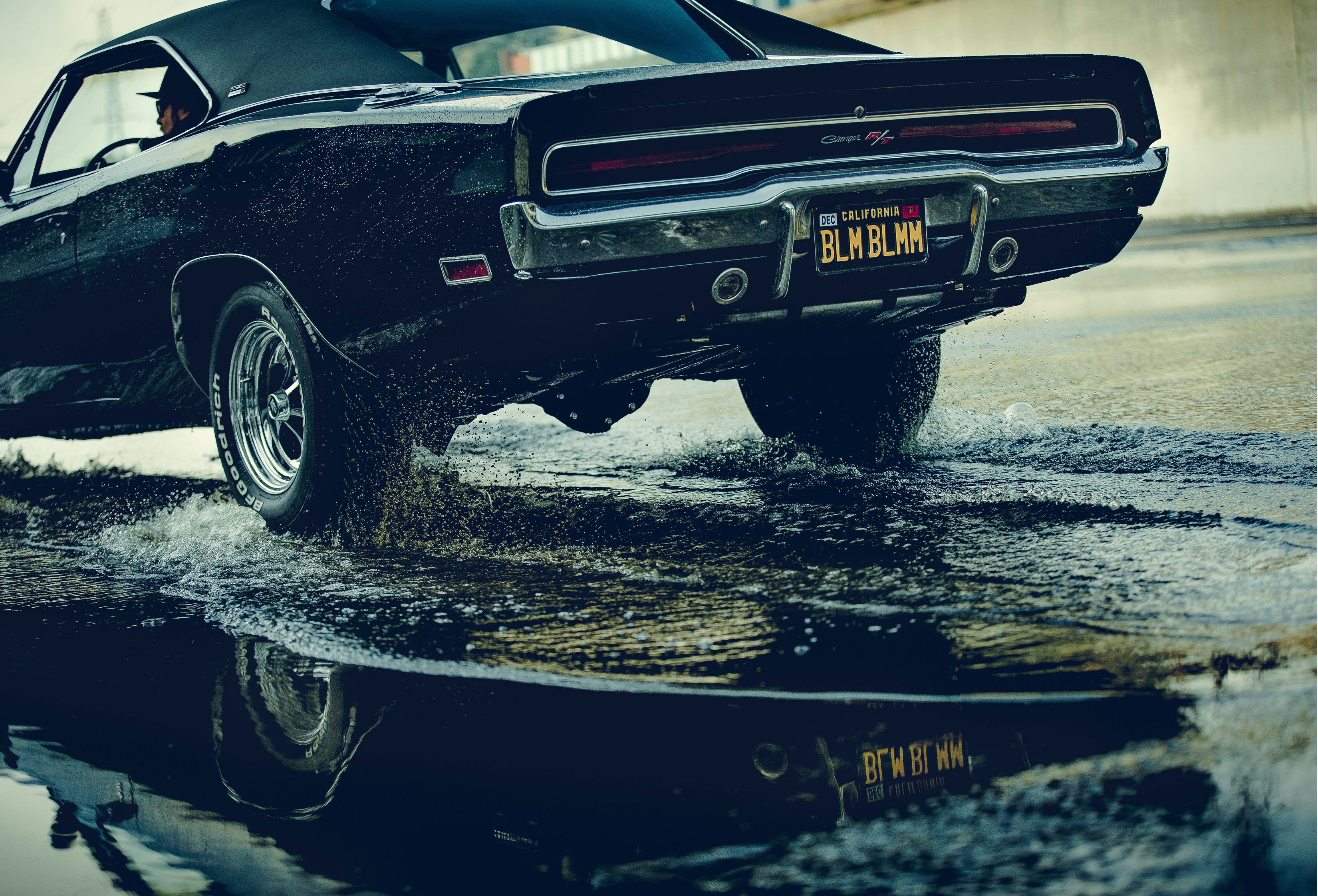 black cars, car, Dodge Charger, water Gallery HD Wallpaper