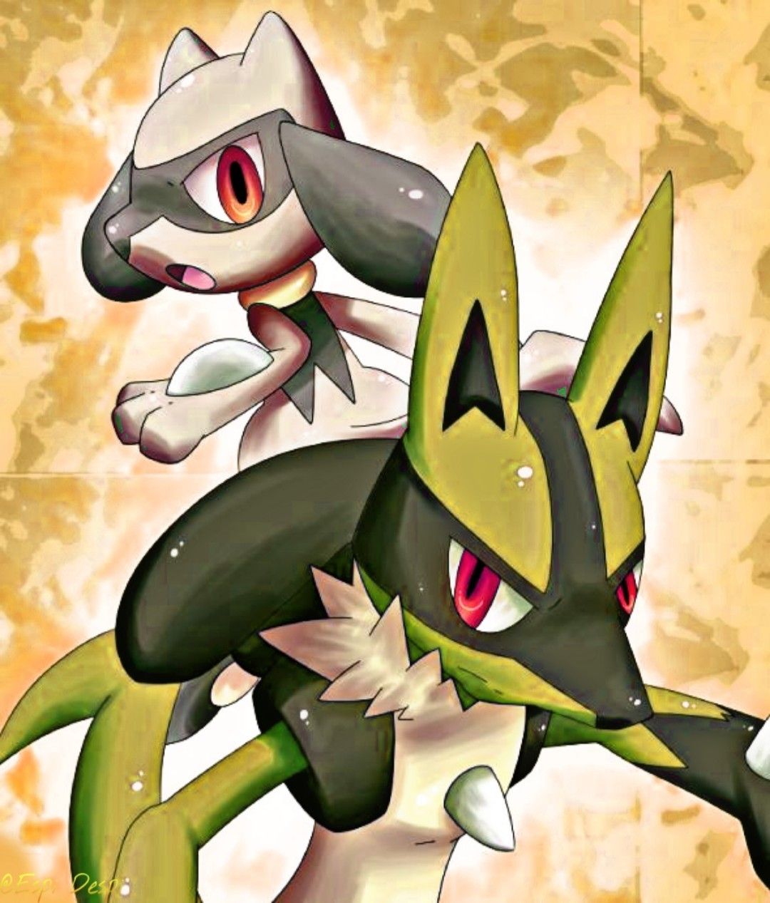 Shiny Riolu And Lucario Pokémon Wallpapers - Wallpaper Cave