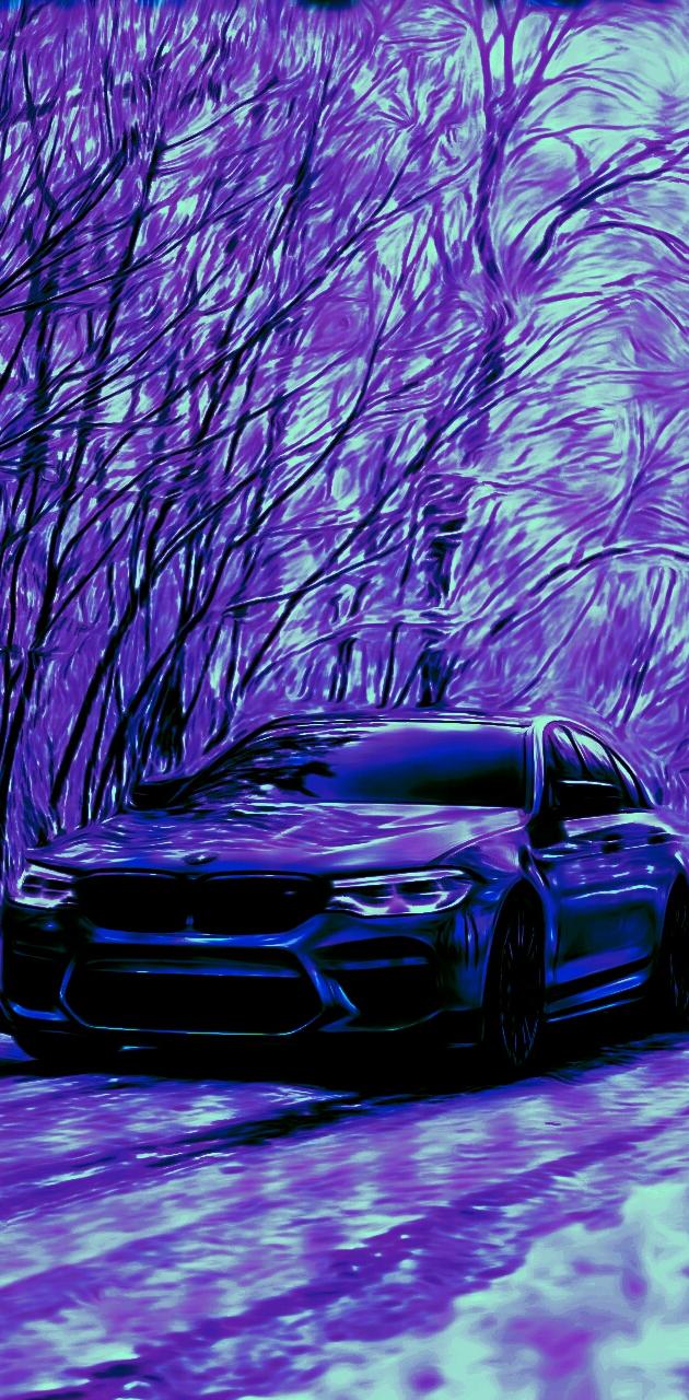 Purple BMW wallpaper