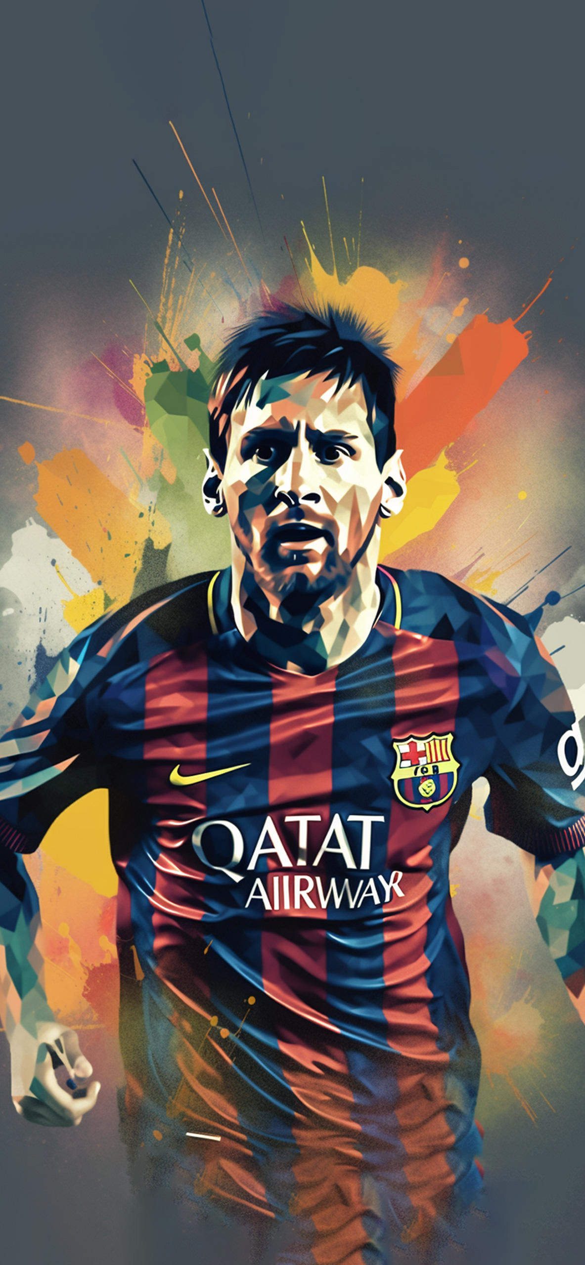 Lionel Messi Art Wallpaper Leo