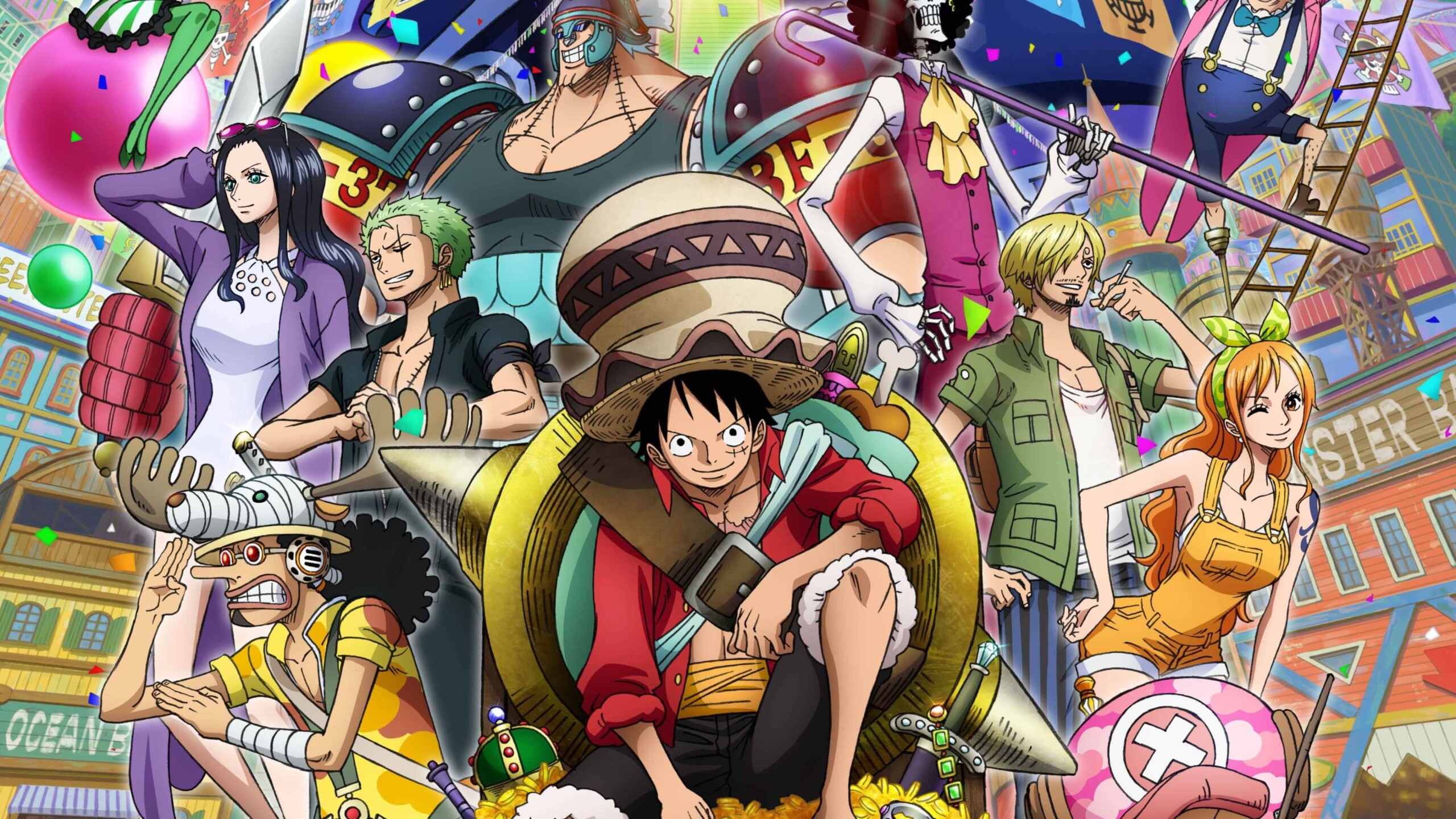 Anime One Piece 4k Ultra HD Wallpaper by RoninGFX