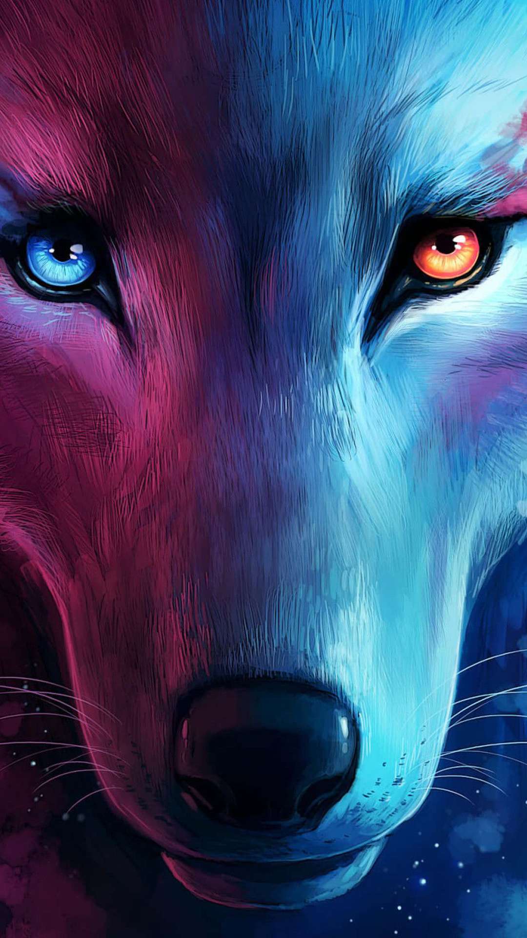 Anime Wolf Wallpaper for iPhone and Android