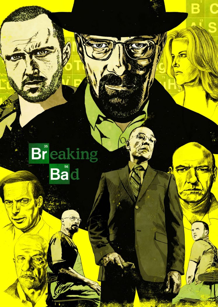 breaking, Bad, Series, Drugs, Crime, Drama, Thriller, Dark, Poster Wallpaper HD / Desktop and Mobile Background