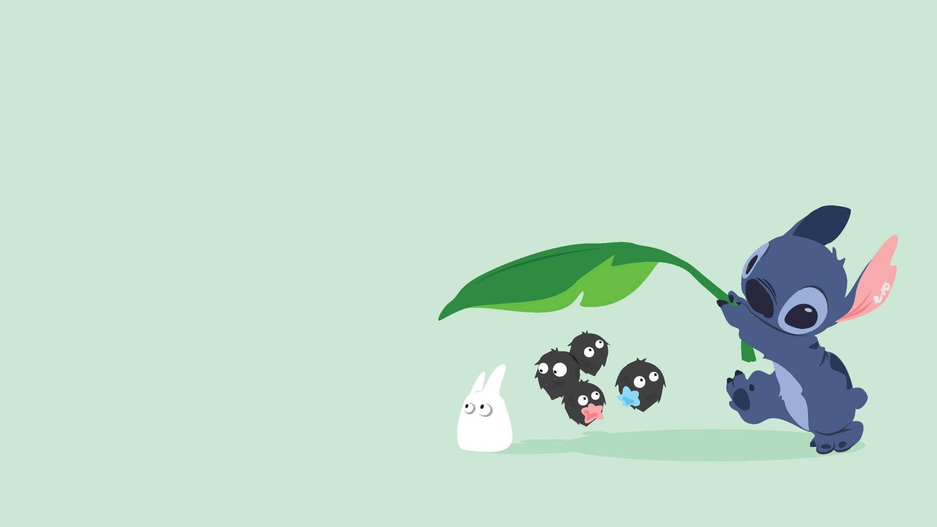 Download Funny Cute Stitch Wallpaper