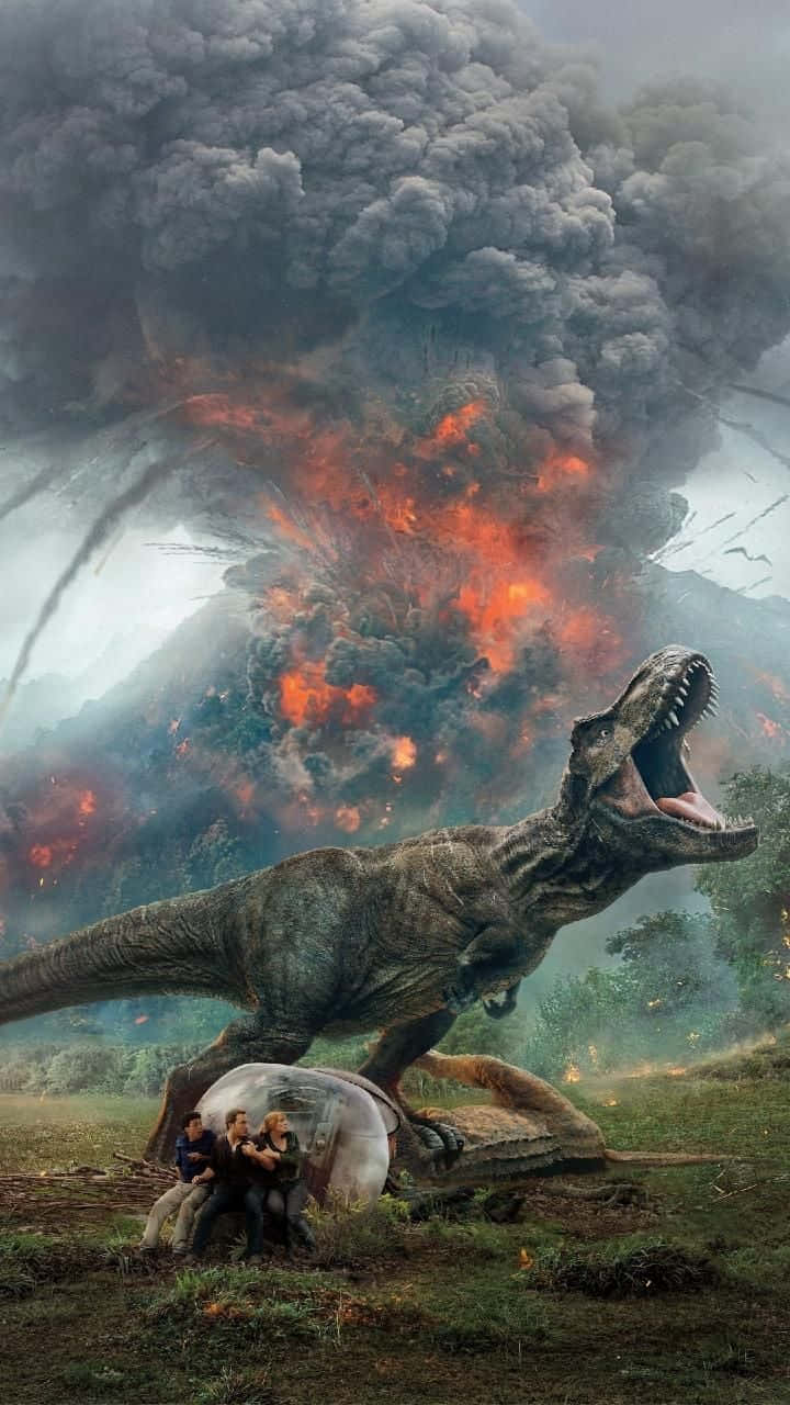 Download Cool Dinosaur iPhone Lock Screen Wallpaper