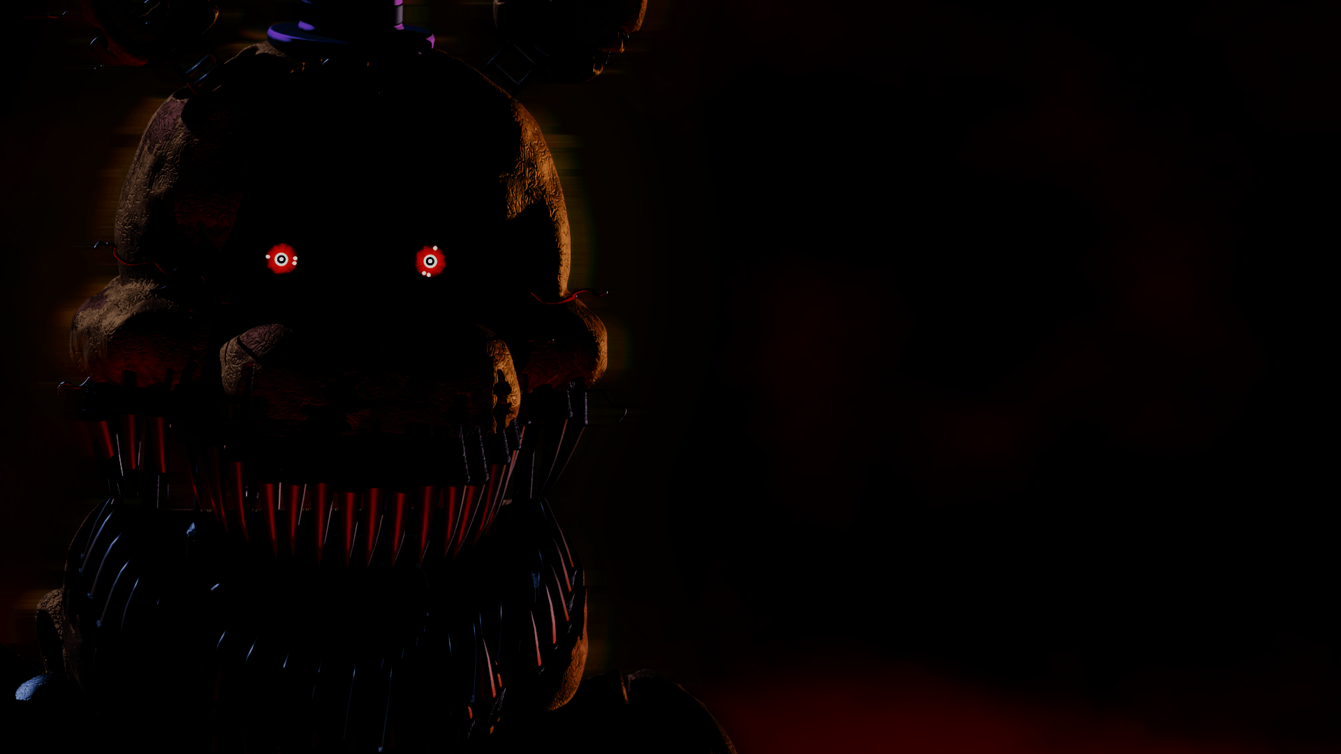 Nightmare Fredbear Wallpaper