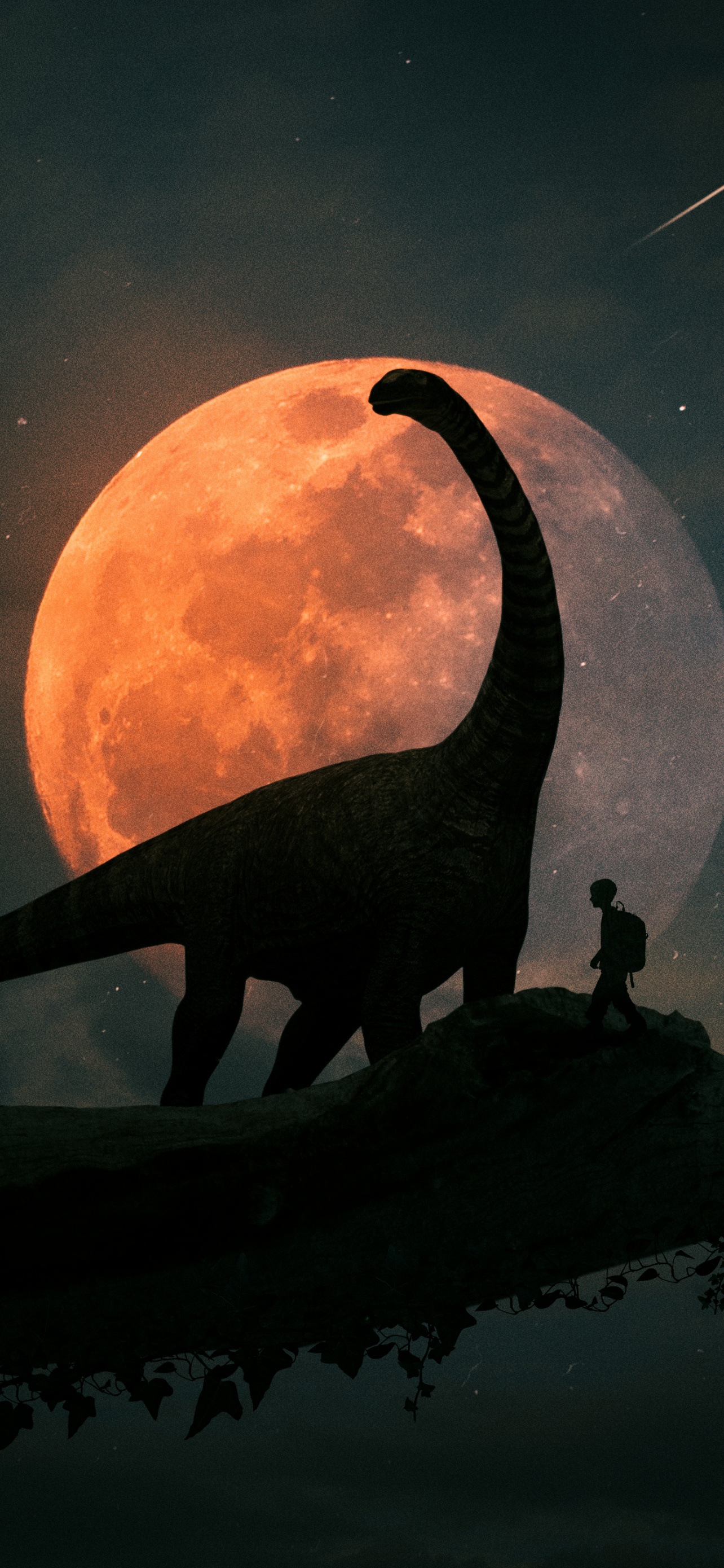Dinosaur Wallpaper 4K, Kid, Night, Travel, Graphics CGI