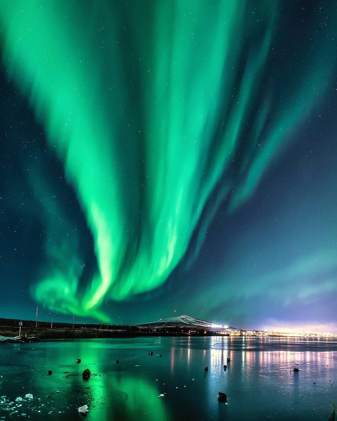 Aurora Borealis in Norway. Beautifull northern lights!. Northern lights norway, Aurora boreal, Northern lights