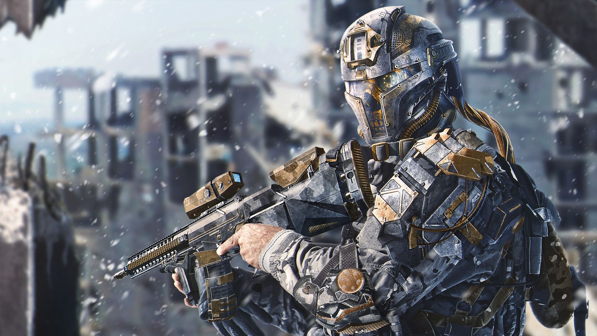 Soldier. Soldier, Futuristic, HD wallpaper