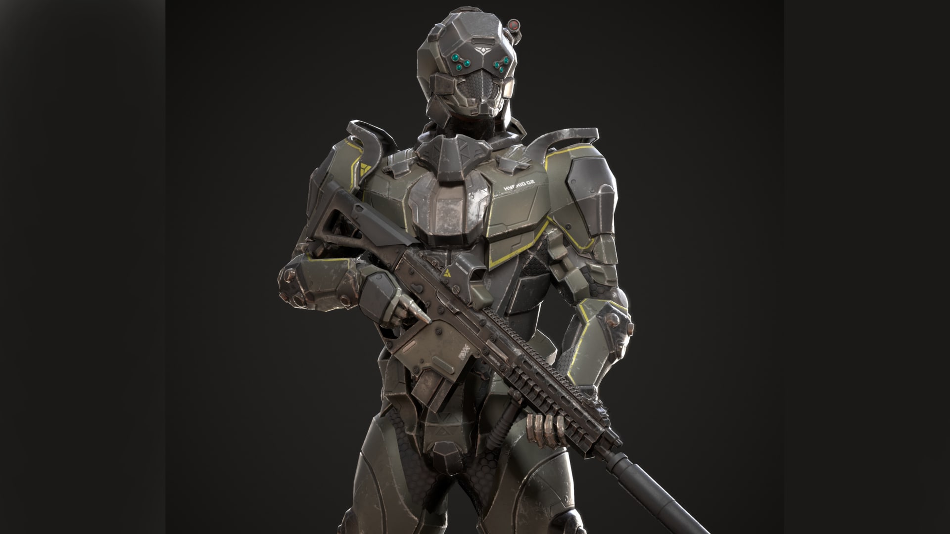 SciFi Soldier in Characters