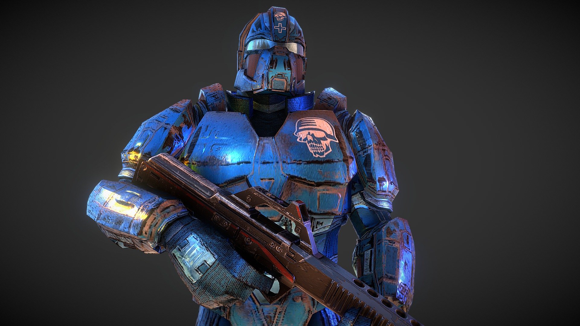 Sci Fi Soldier 2 model by Baydinman [869aa65]