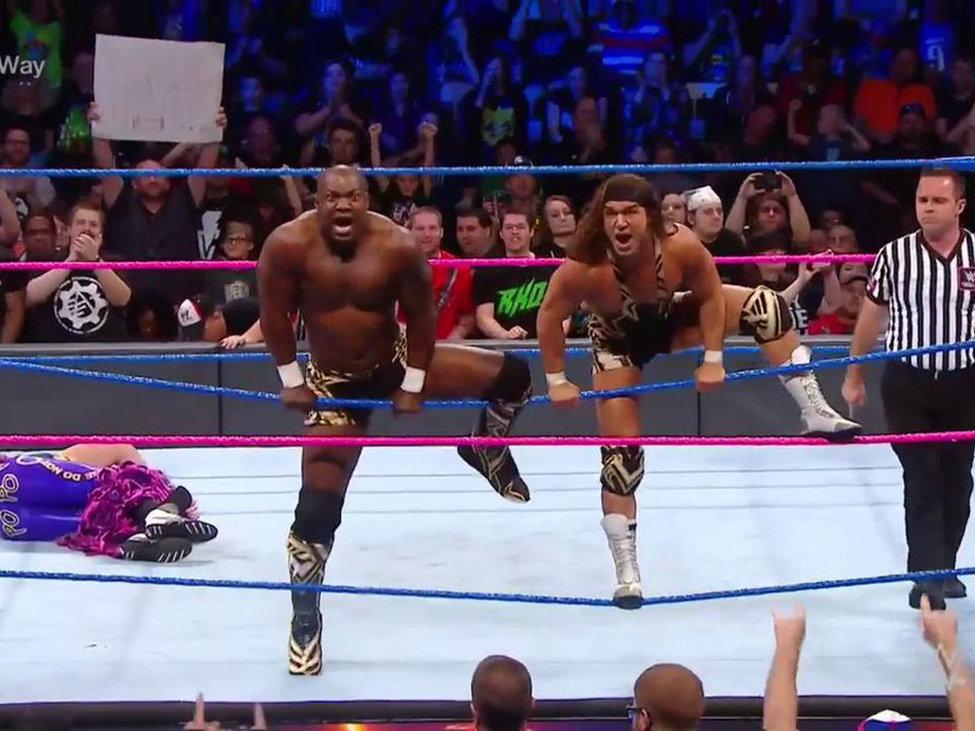 Chad Gable and Shelton Benjamin win fatal fourway to earn shot at Usos