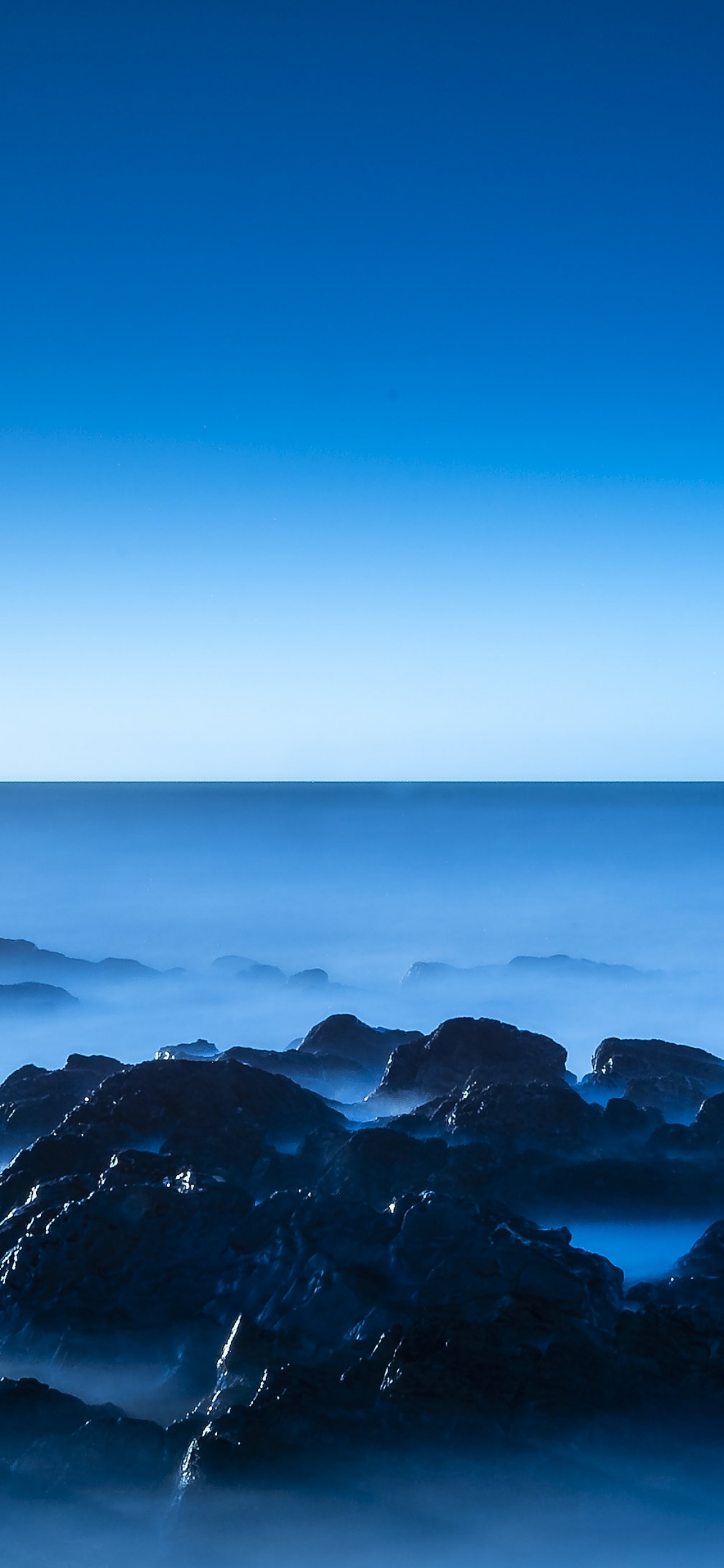 Seascape Wallpaper 4K, Blue, Horizon, Nature