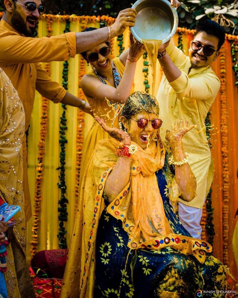 Candid Haldi Ceremony Photo Which Are Totally Awwdorable!