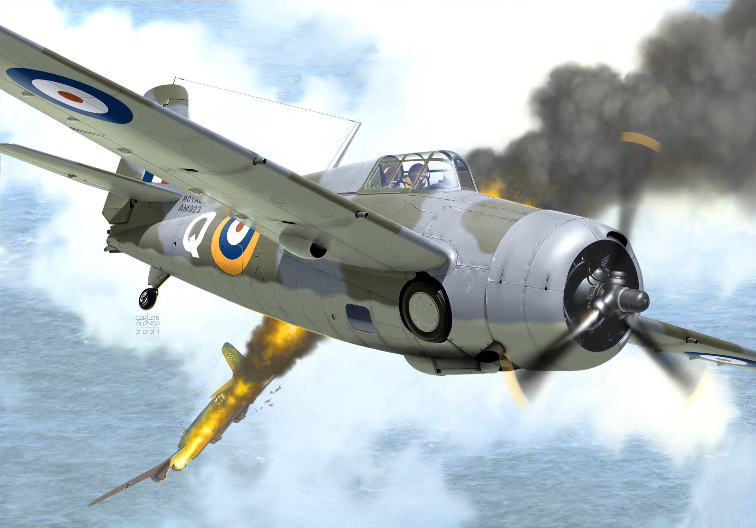 Grumman F4F Wildcat HD Wallpaper