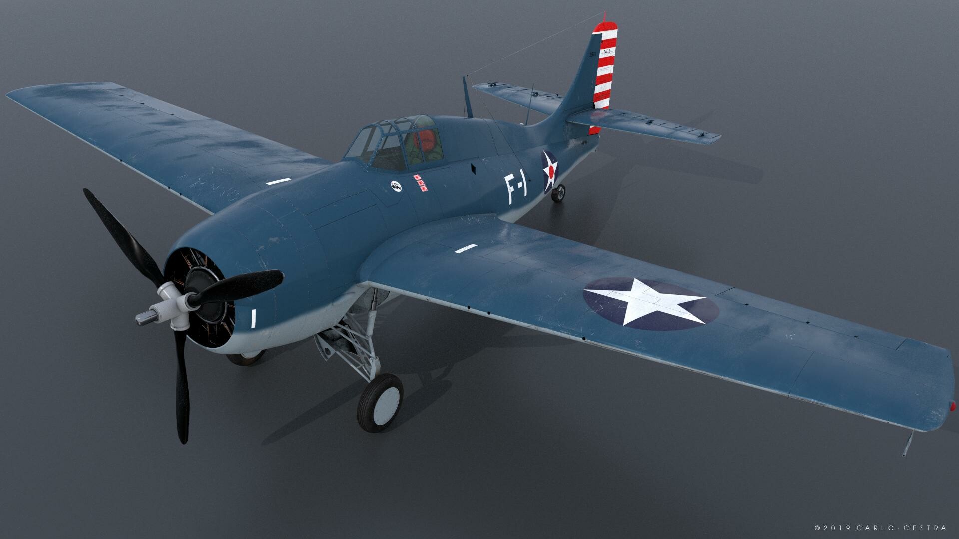 GRUMMAN F4F 3 WILDCAT F 1