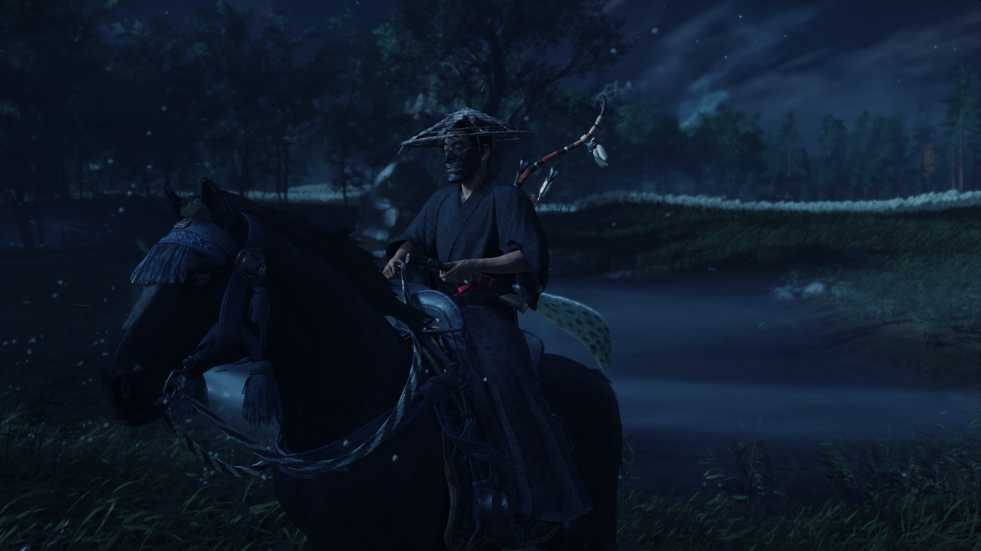 Ghost of Tsushima, samurai, horse, video games, screen shot Gallery HD Wallpaper