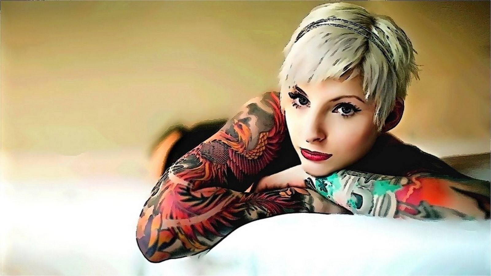 Tattoo Girl Wallpaper