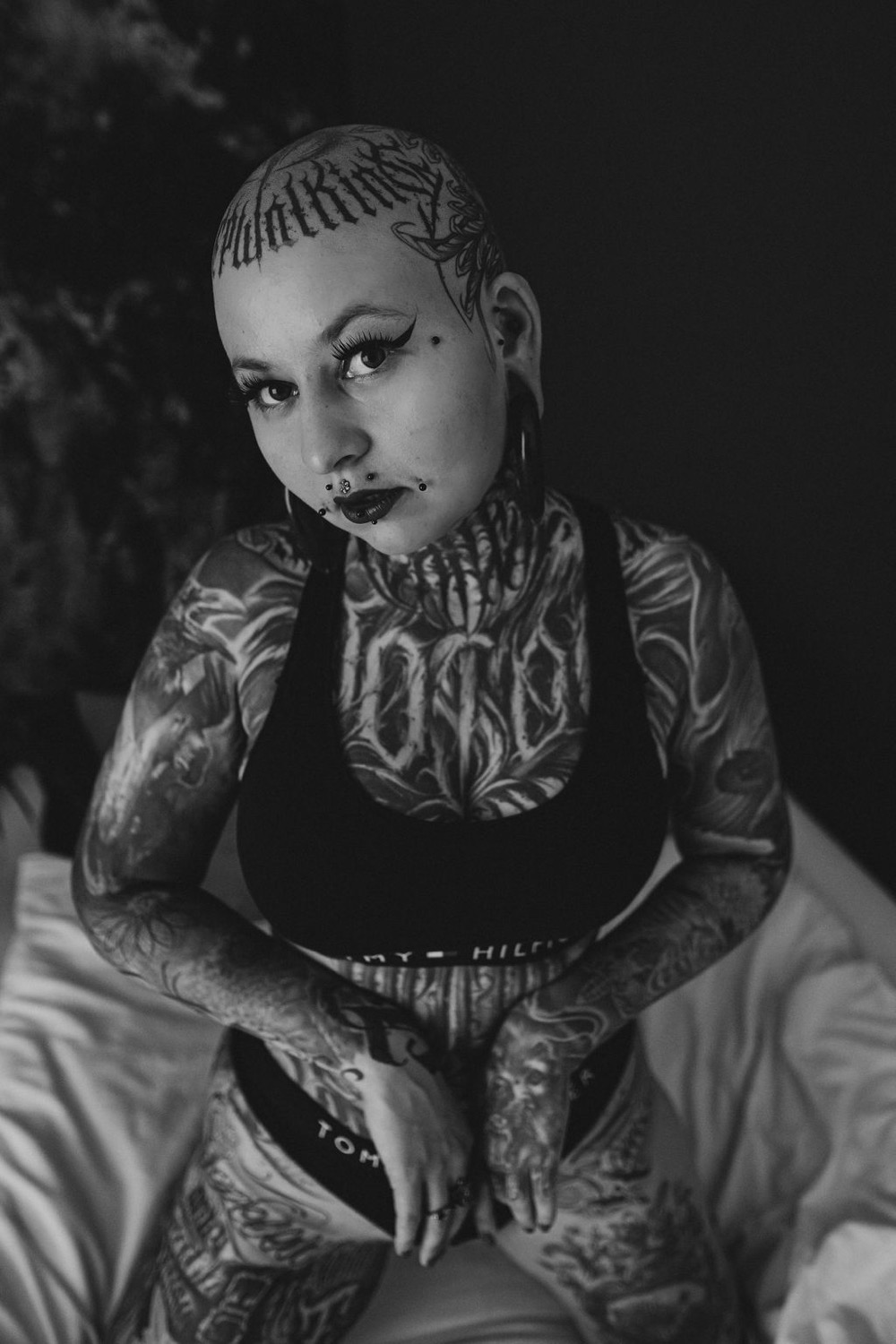Tattoo model kxrnblume. Berlin, Germany