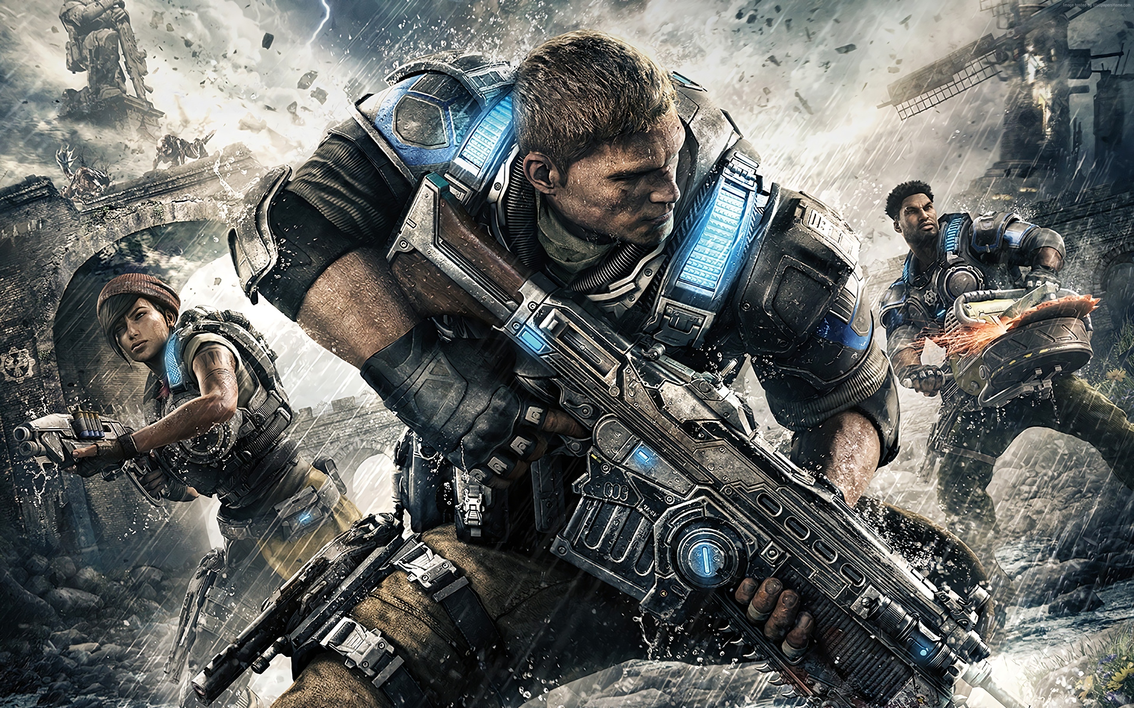 PC, Xbox One, Gears Of War 4, Shooter, Sci Fi Gallery HD Wallpaper