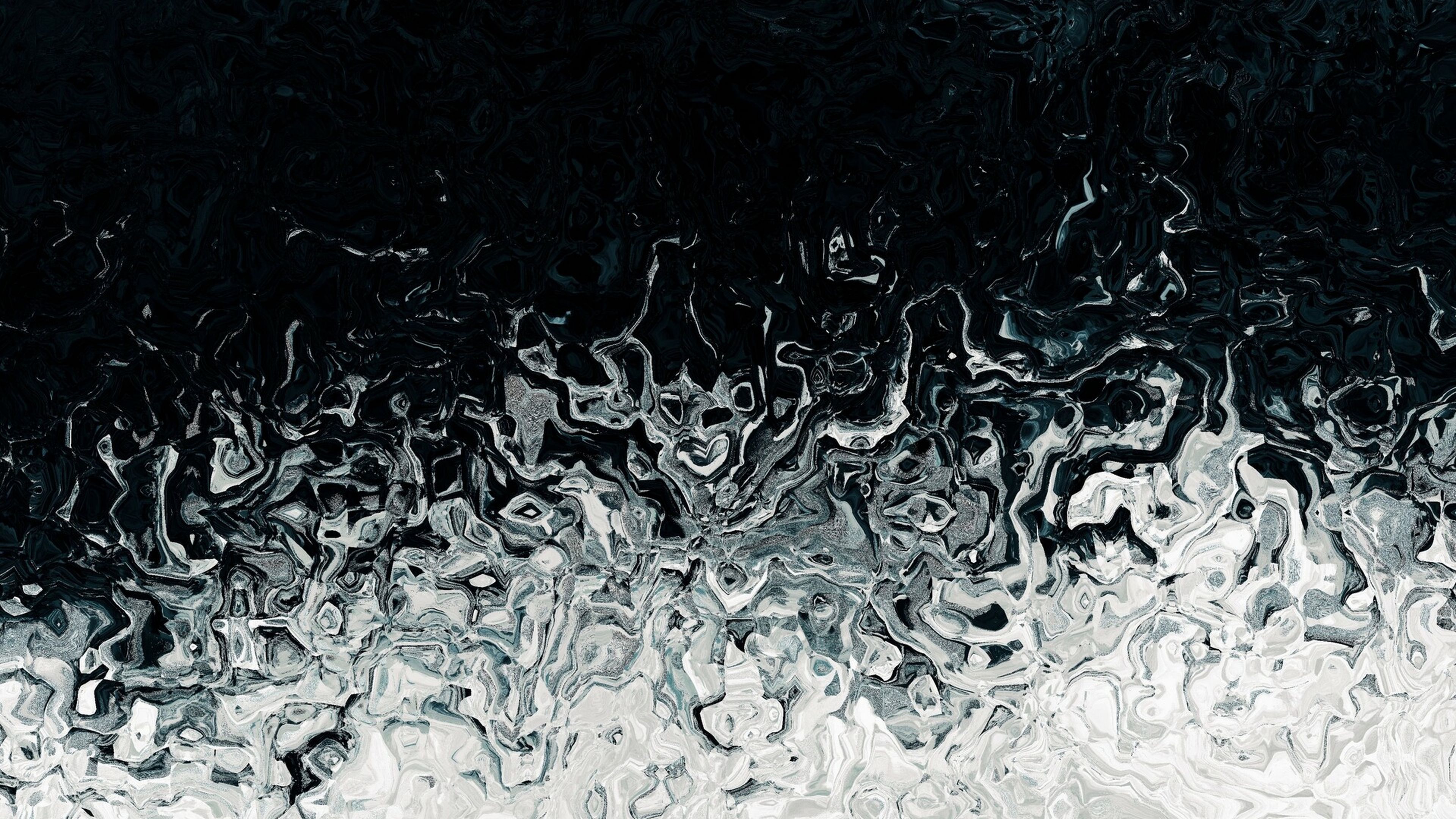 Download wallpaper 3840x2160 stains, liquid, abstraction, black, white 4k uhd 16:9 HD background