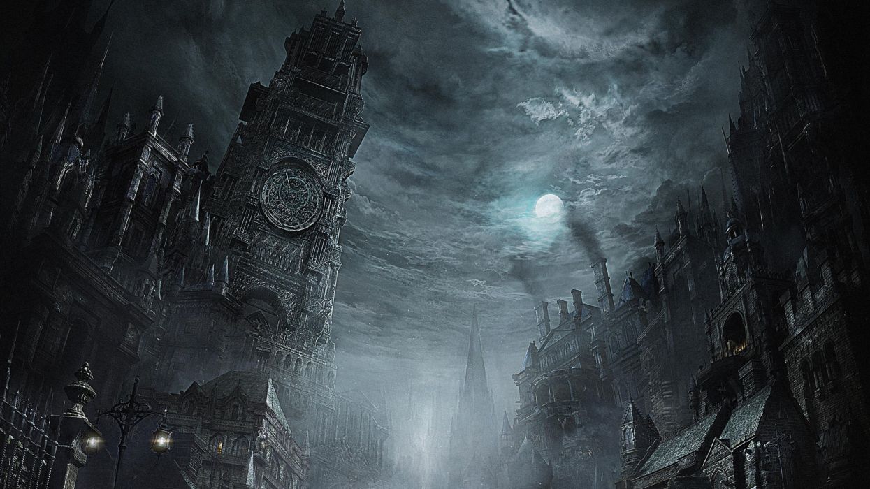 BLOODBORNE Rpg Action Fighting Gothic Survival Apocalyptic Dark Sci Fi Horror Fantasy Wallpaperx1620
