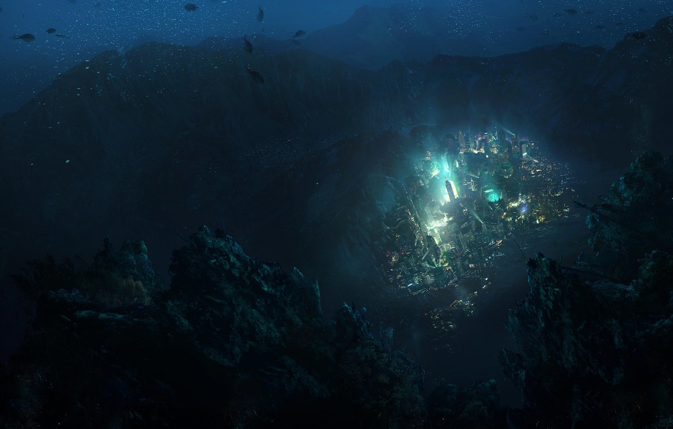 Wallpaper City, Bioshock, Rapture image for desktop, section игры