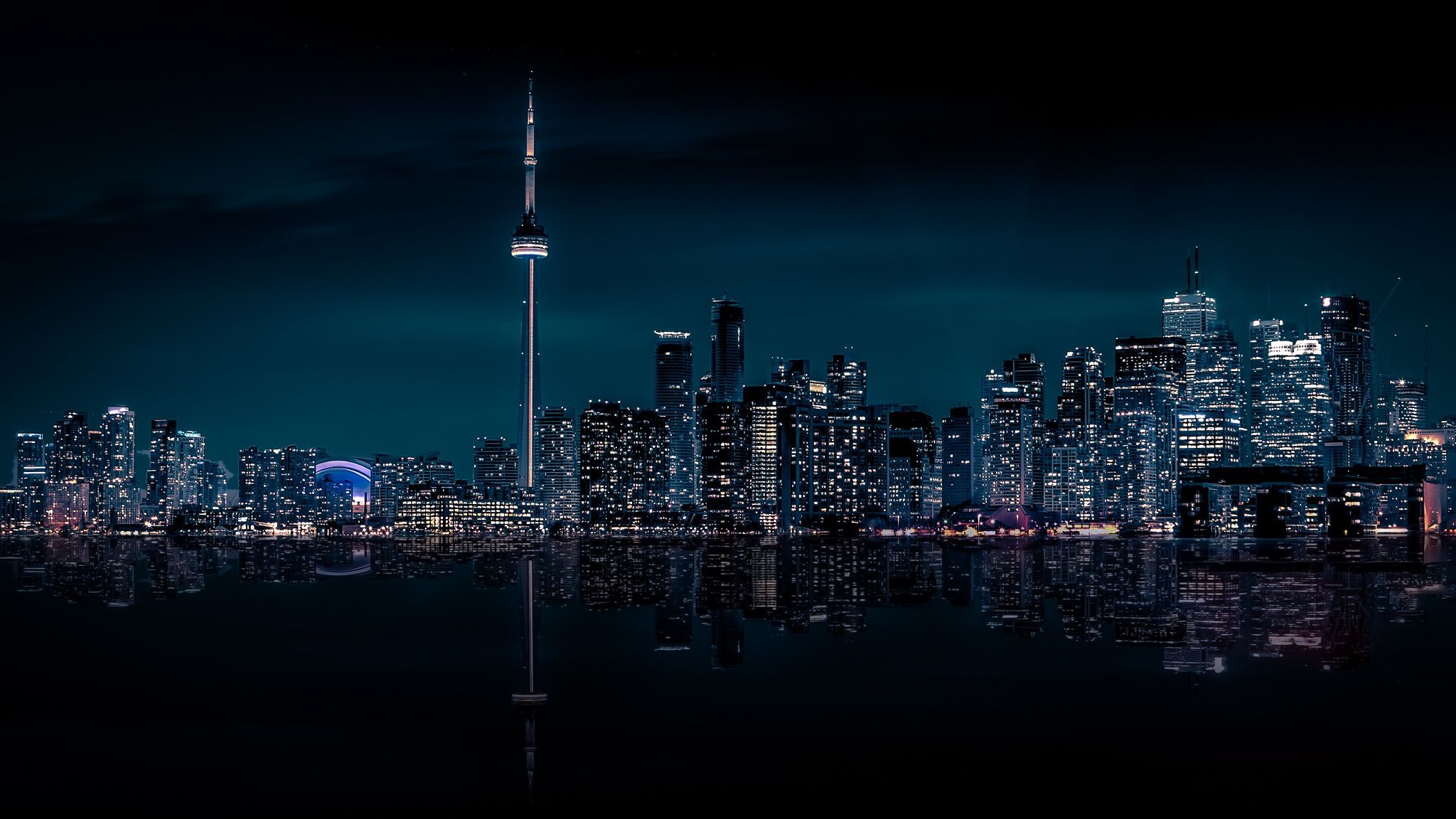 Toronto Night Wallpaper Free Toronto Night Background