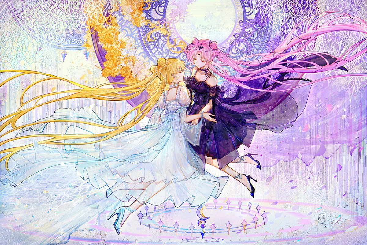 Ramón Serenity & Black Lady (Sailor Moon) #fanart #shiroki #illustration