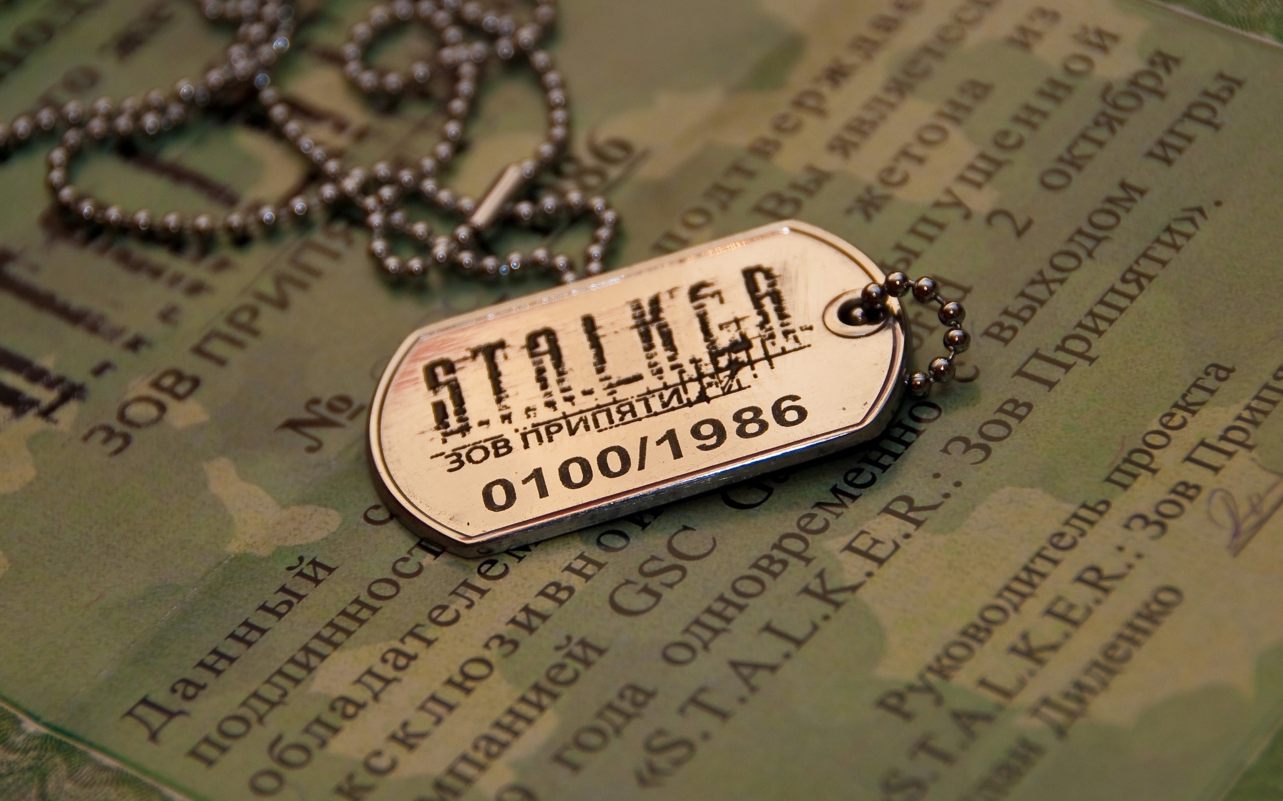 Stalker dog tag wallpaperx1600