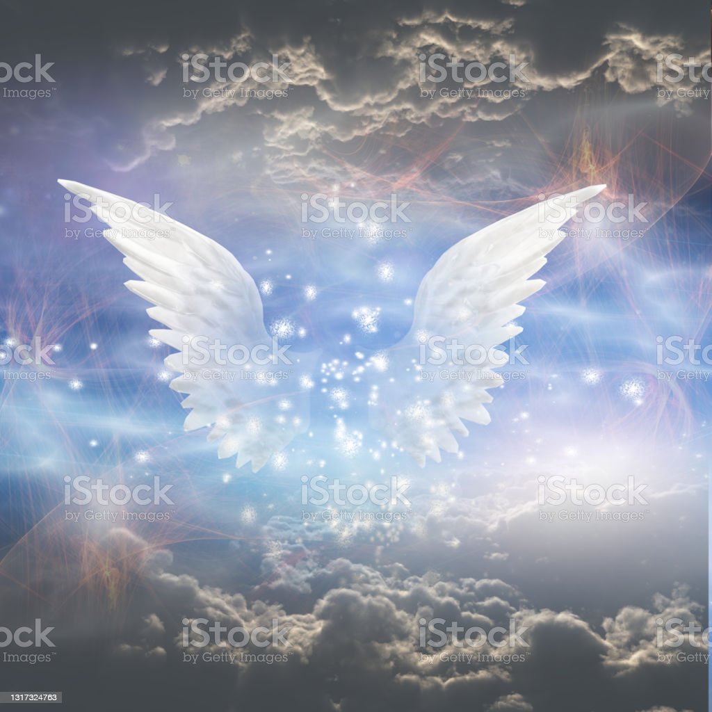Angels Wings 3D Rendering Image Now, Spirituality, Heaven
