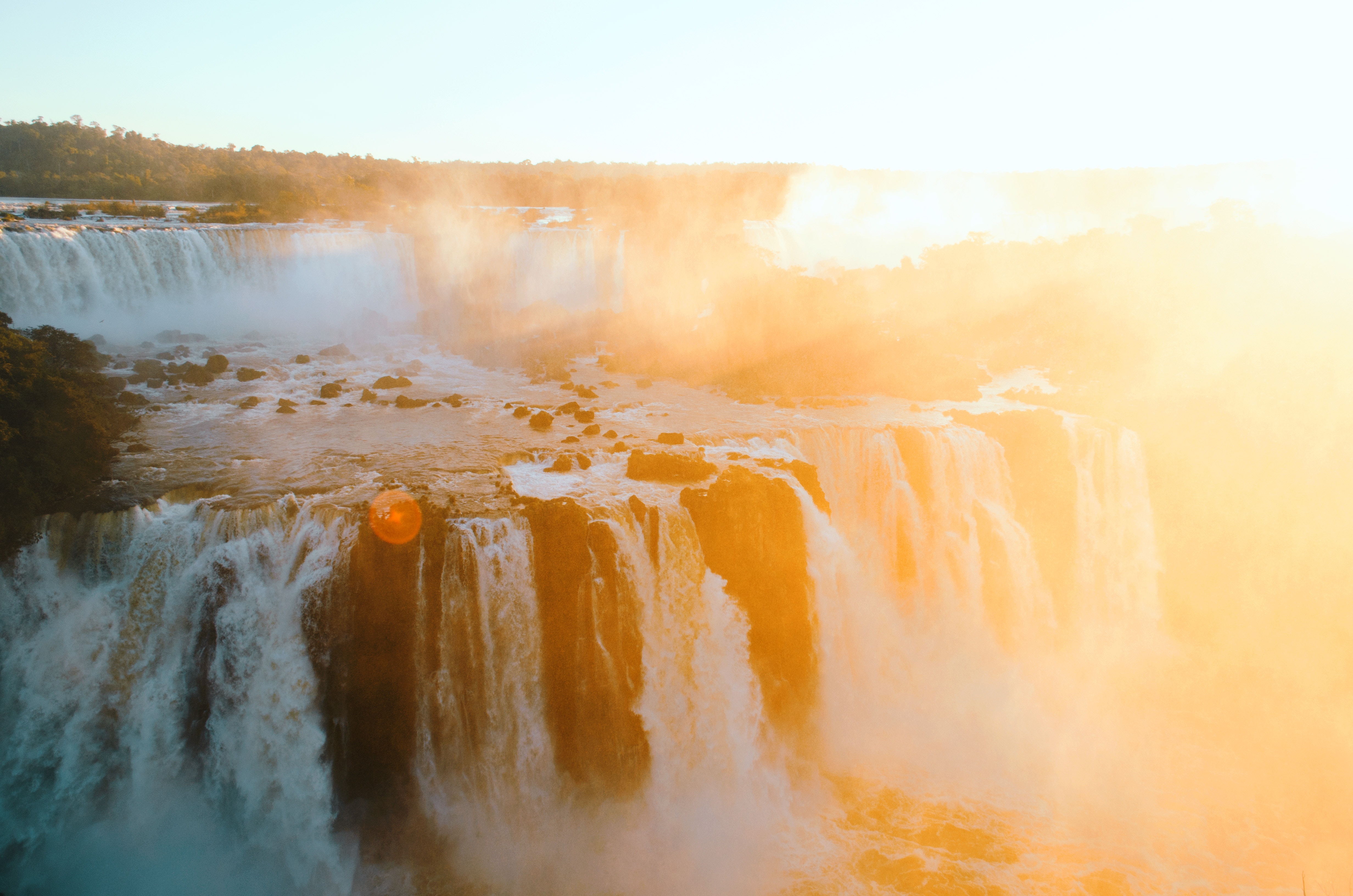 Argentina, Brazil, Iguazu Falls, Waterfall 4k Gallery HD Wallpaper