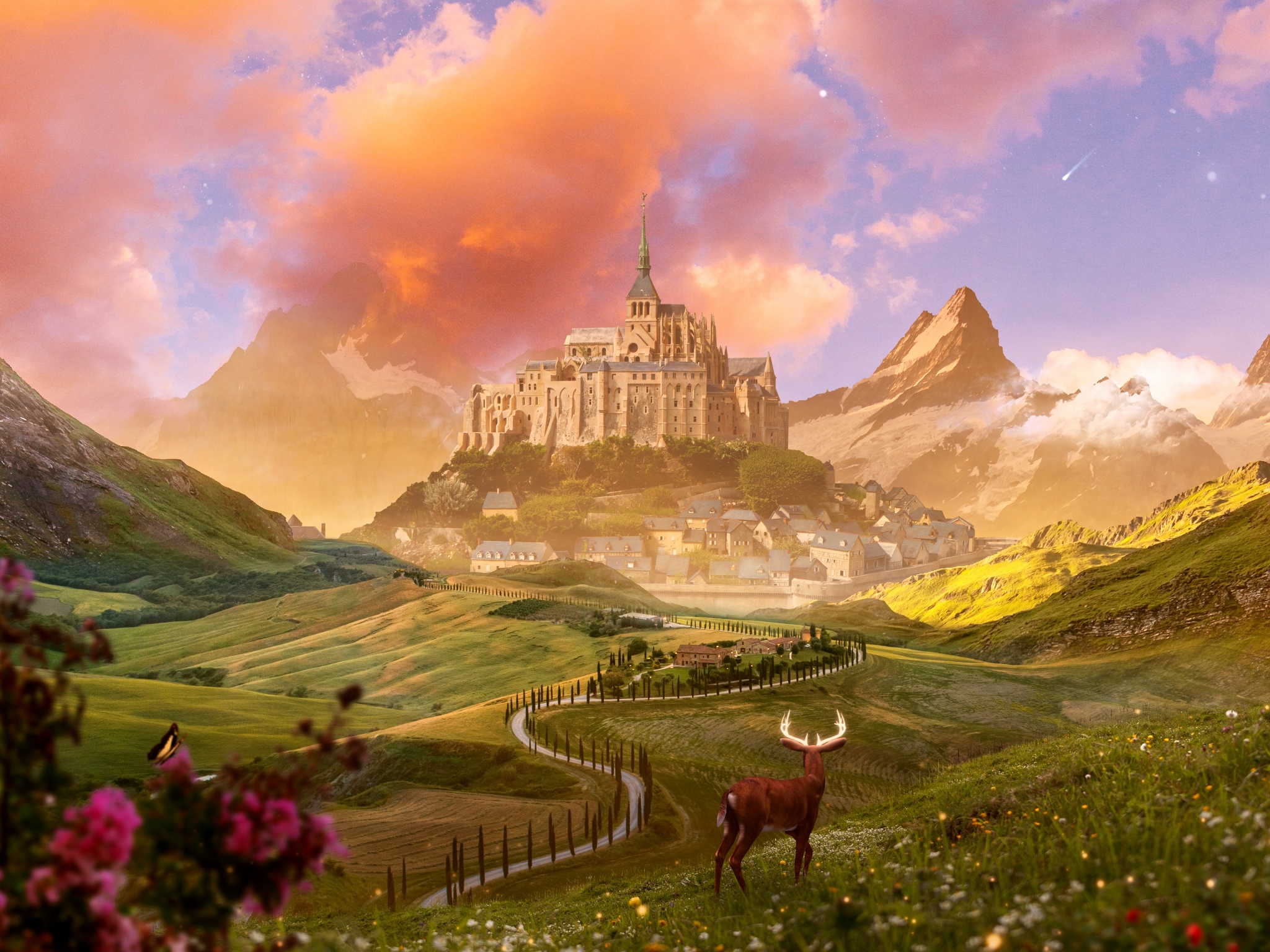 Ancient architecture Wallpaper 4K, Landscape, Aesthetic, Nature