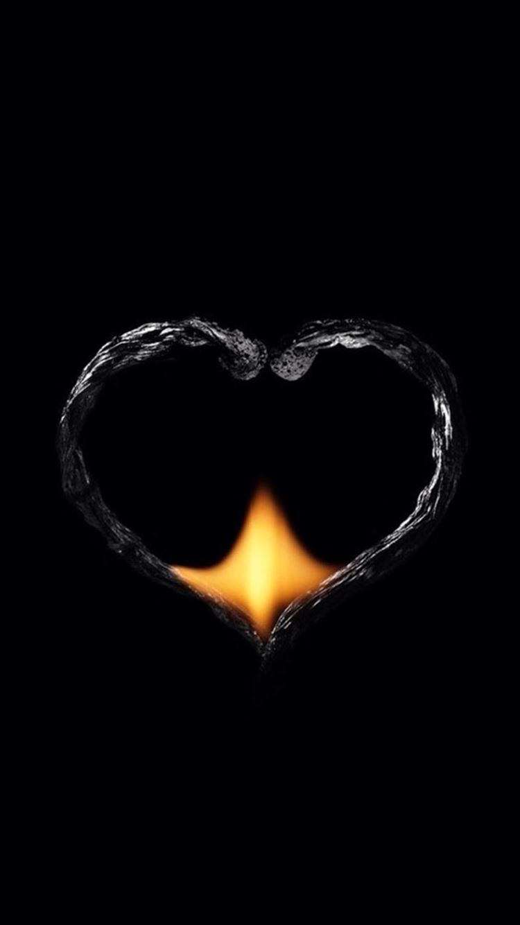 Abstract Love Heart Shape Art Design iPhone 8 Wallpaper Free Download