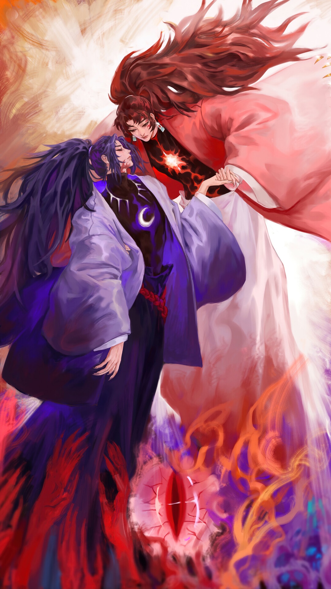 Kokushibo, Yoriichi Tsugikuni, Demon Slayer Kimetsu no Yaiba, Anime Gallery HD Wallpaper