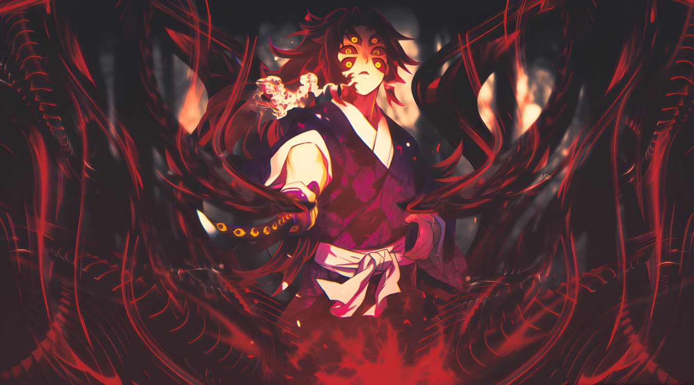 Wallpaper Anime, Kokushibo Shirt, t Shirt, Shirt, Redbubble, Background Free Image