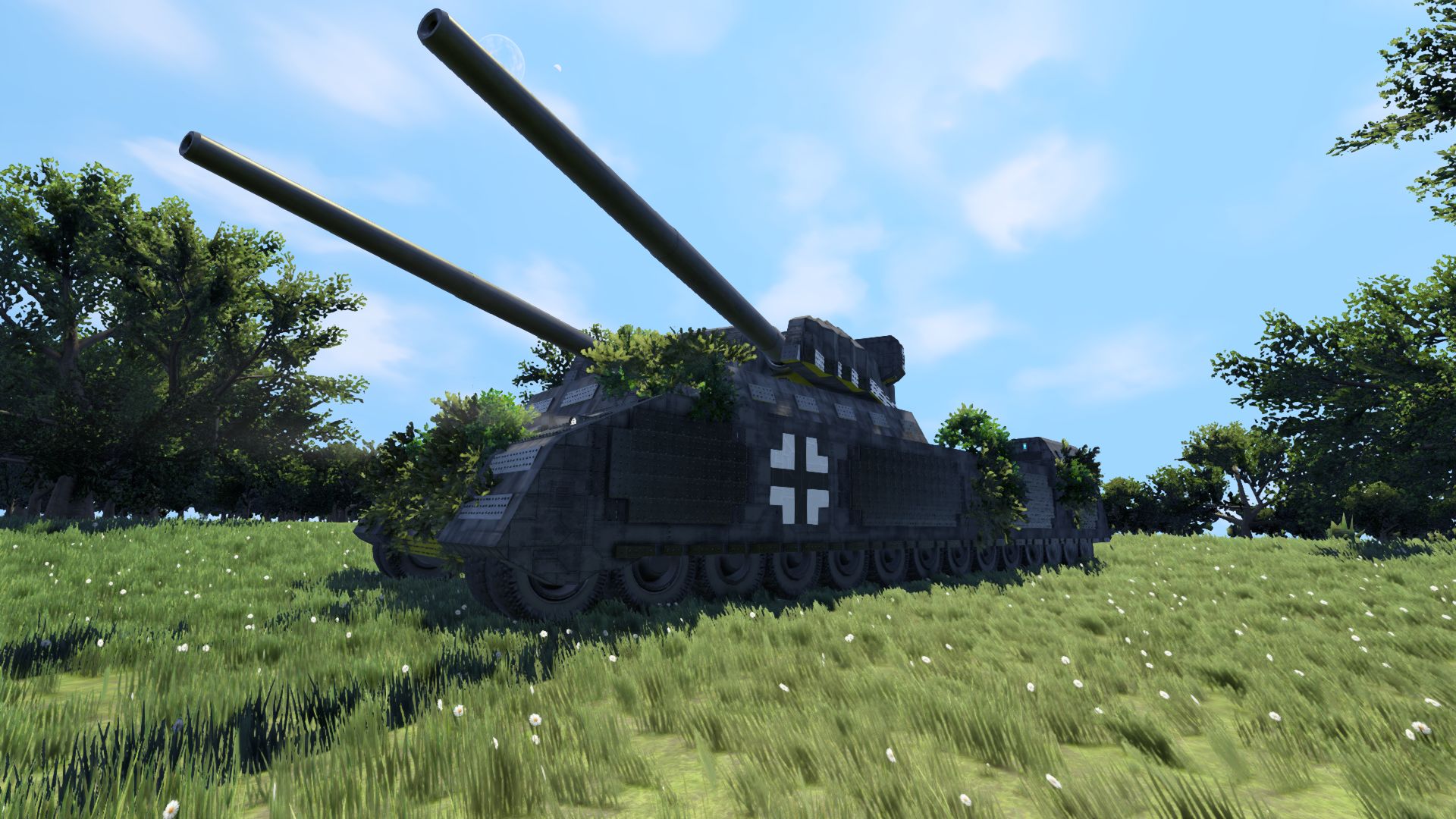 It's Big, It's German. What More Is There To Say? P 1000 Ratte Landkreuzer (History In Comments Reposted Bc Spelling)