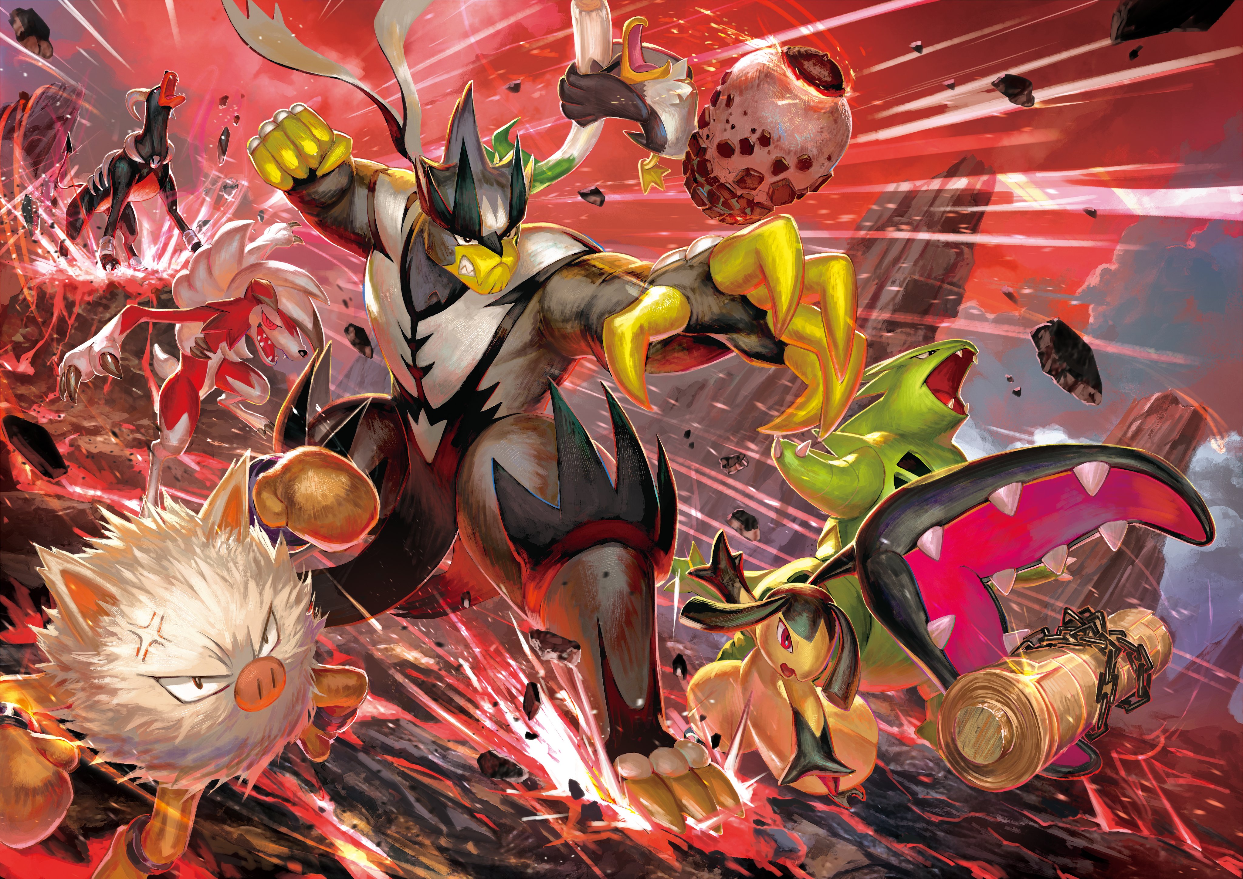 PokéJungle: Gen IX the gorgeous art for the upcoming addition of Battle Styles in 4K! Here's the one for Single Strike! Big enough to make good mobile wallpaper out