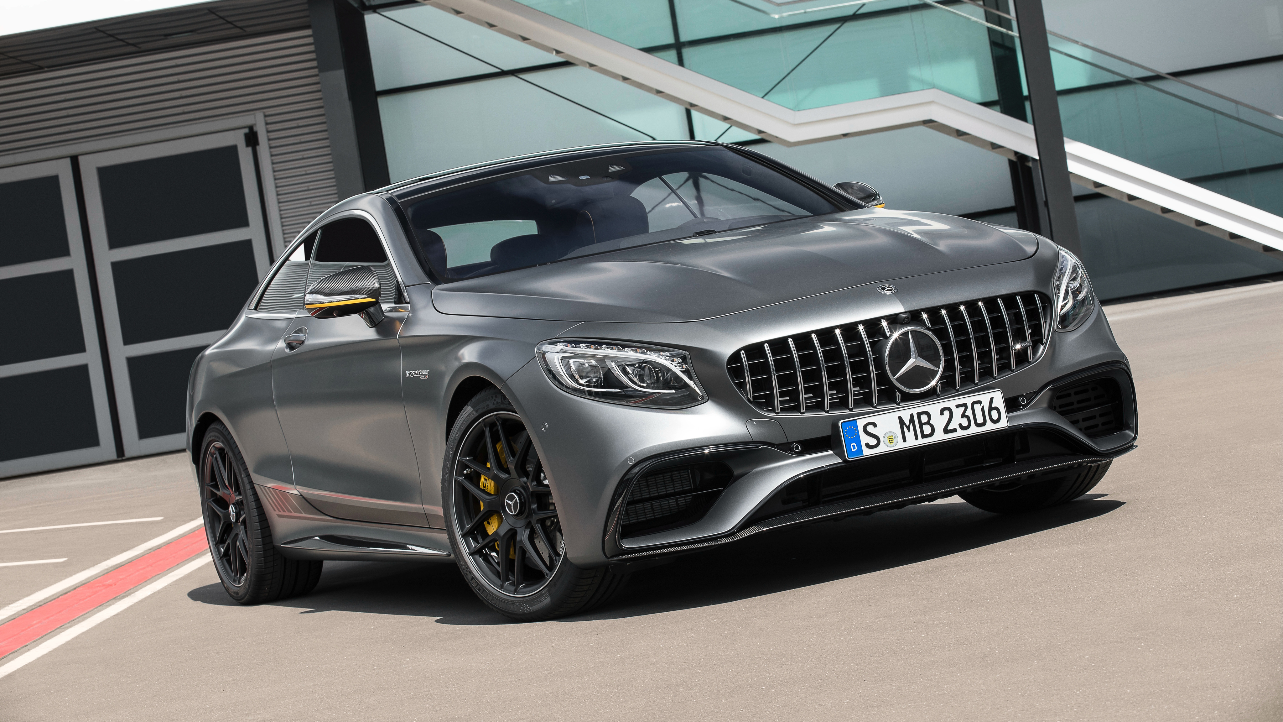 Mercedes AMG S 63 4MATIC Coupe Yellow Night Edition 4K Wallpaper Car Wallpaper