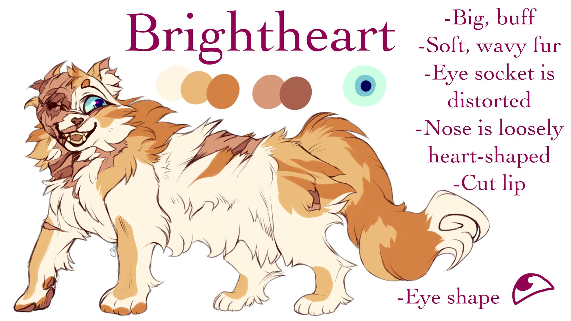 Cold Rising and Brightheart designs; They'll both be featured in an upcoming piece so keep an eye out! Love the bond these two had