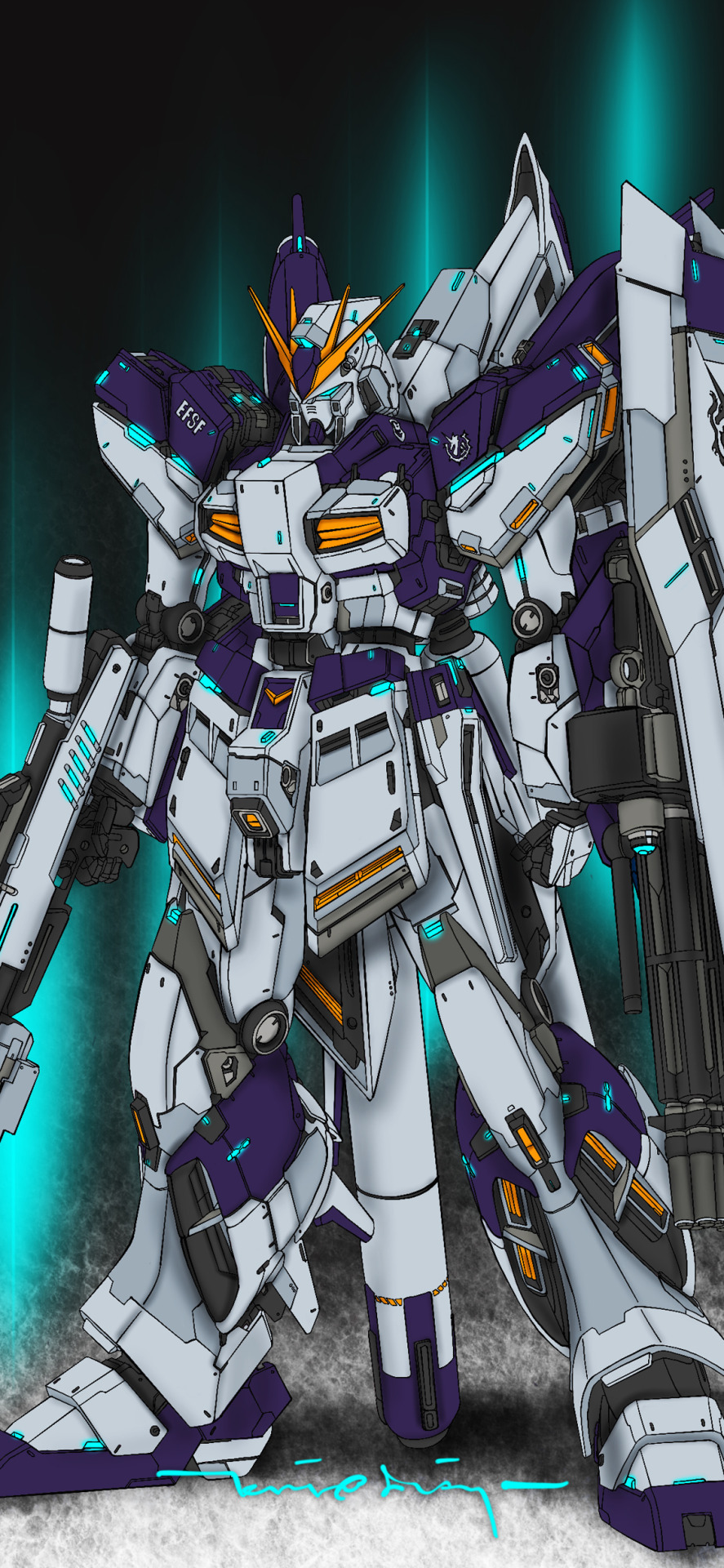 RX 93 Hi Nu Gundam [Full Armored] By Krisaditya™. Y P O R T F O L I O