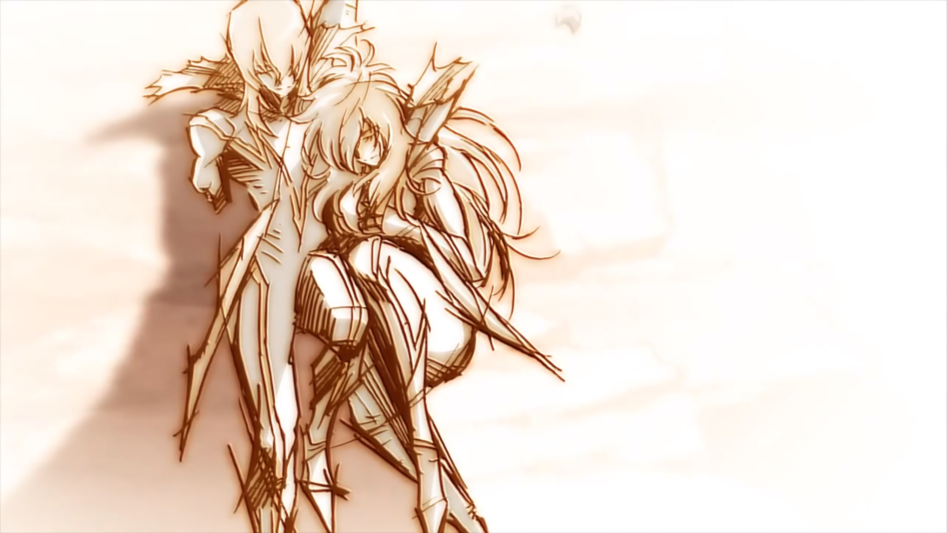 Dio and Leda [Casshern Sins, 1920x1080] [Spoiler]