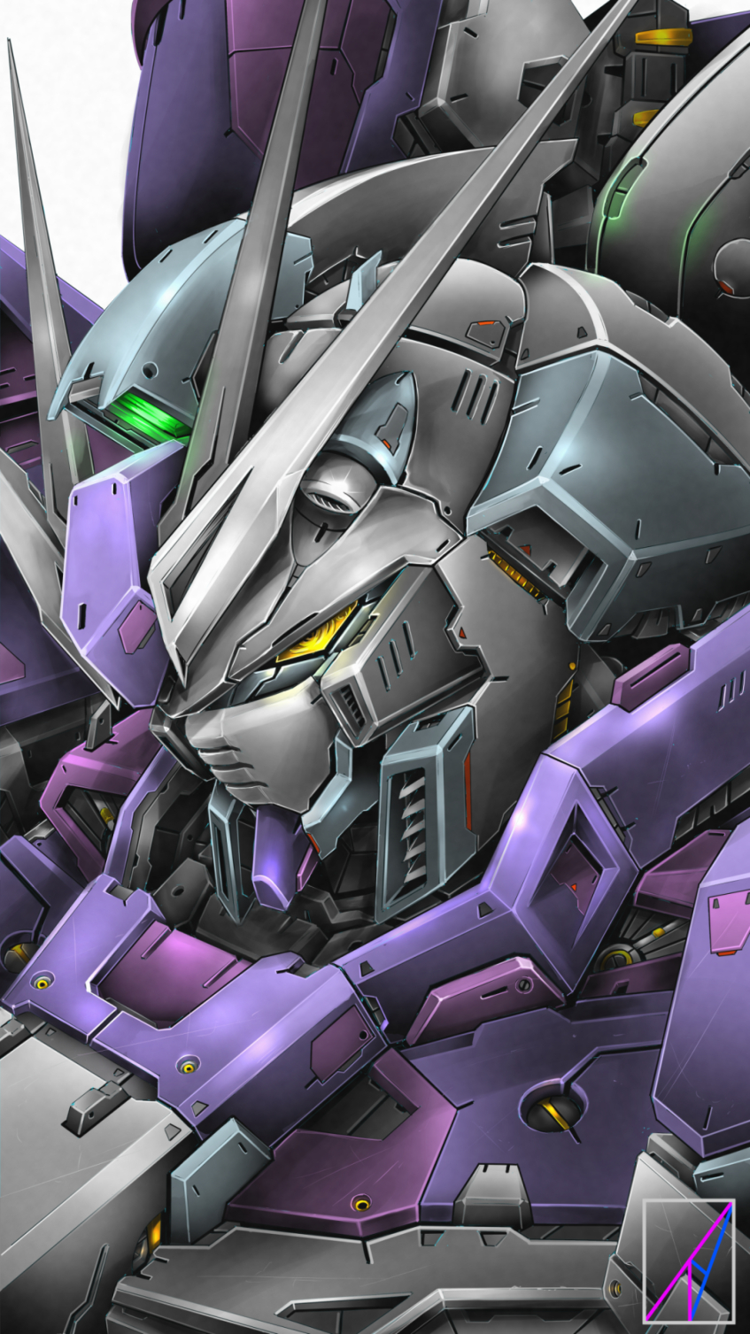 Hi Nu Gundam (gundam And 2 More) Drawn